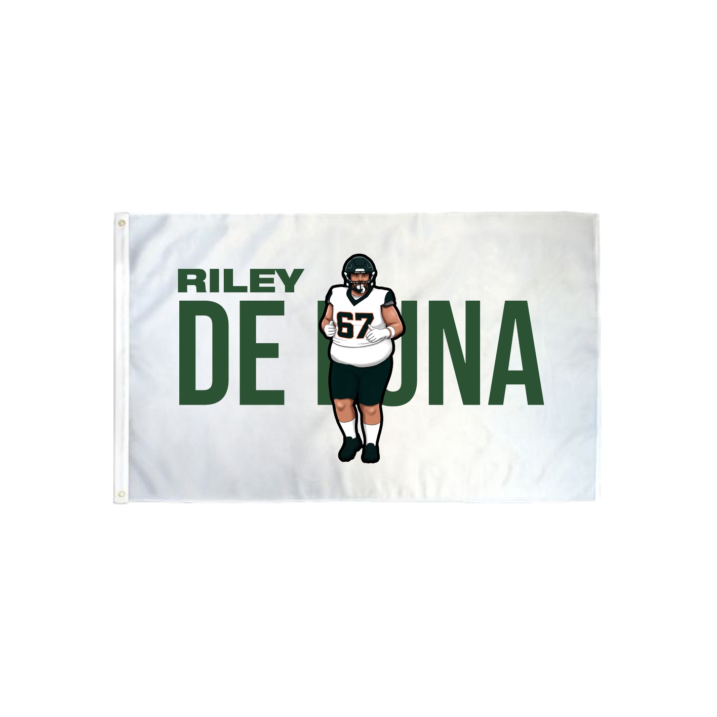 3x5 Flag — Player Name in Classic