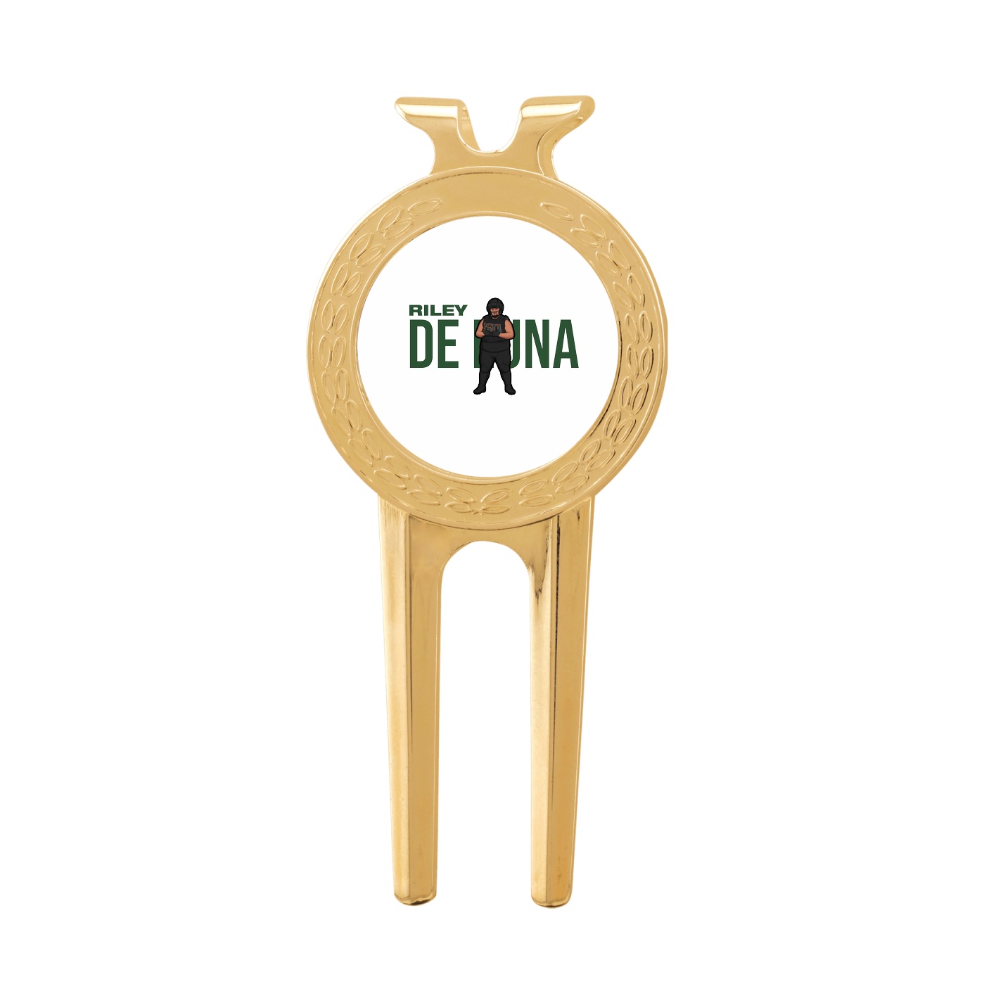 Divot Tool with Ball Marker — Player Name in Classic
