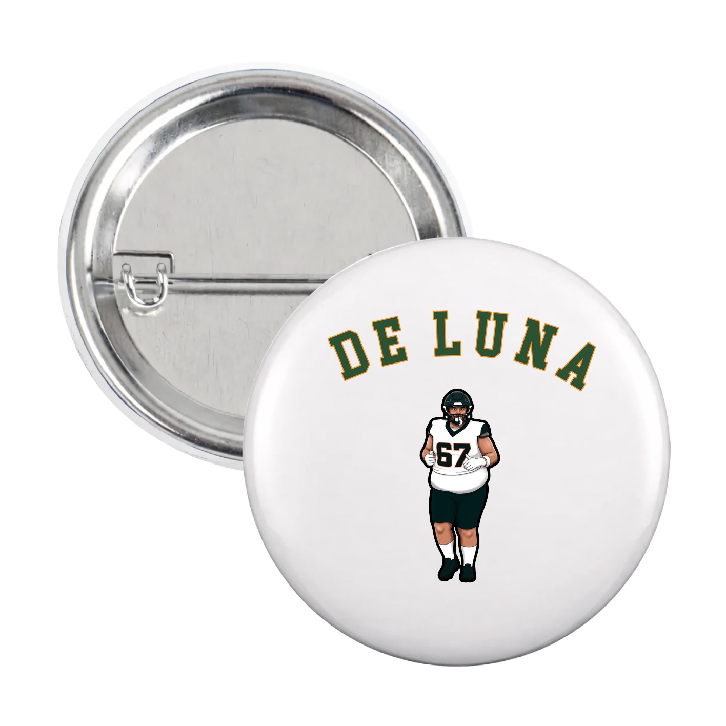 Game Day Button — Shirsey Arch in White