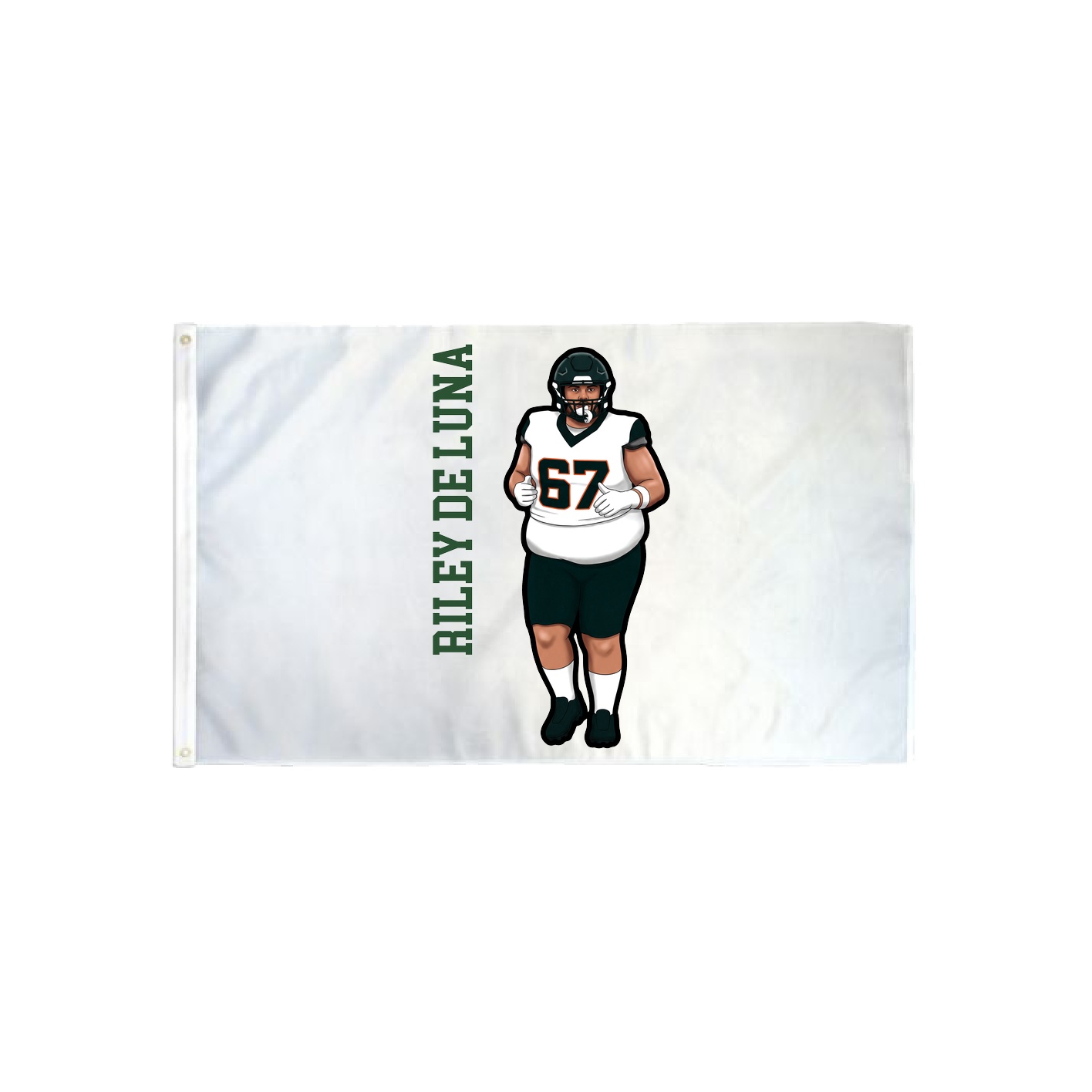3x5 Flag — Name Vertical in Classic