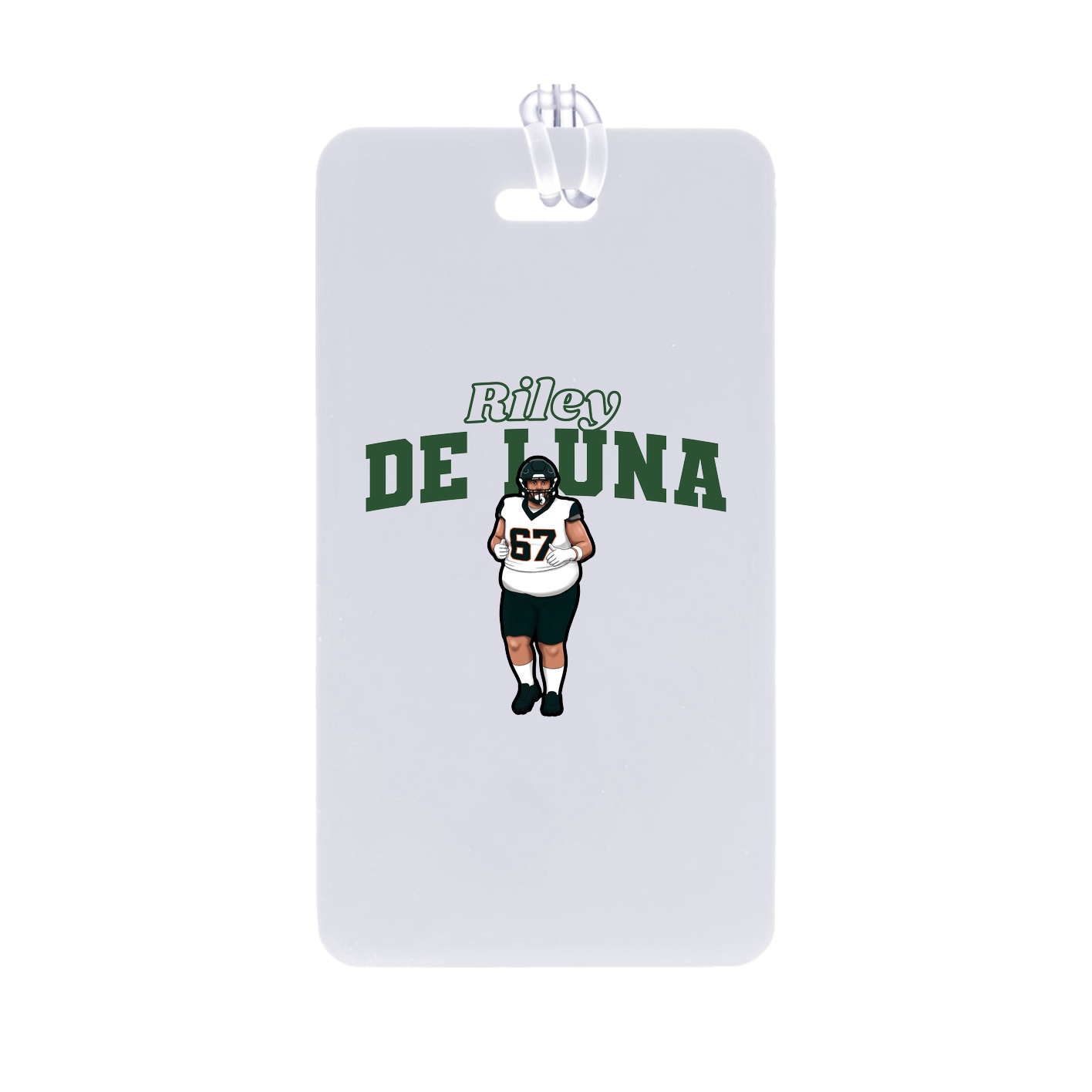 Bag Tag — Name Arch in Classic