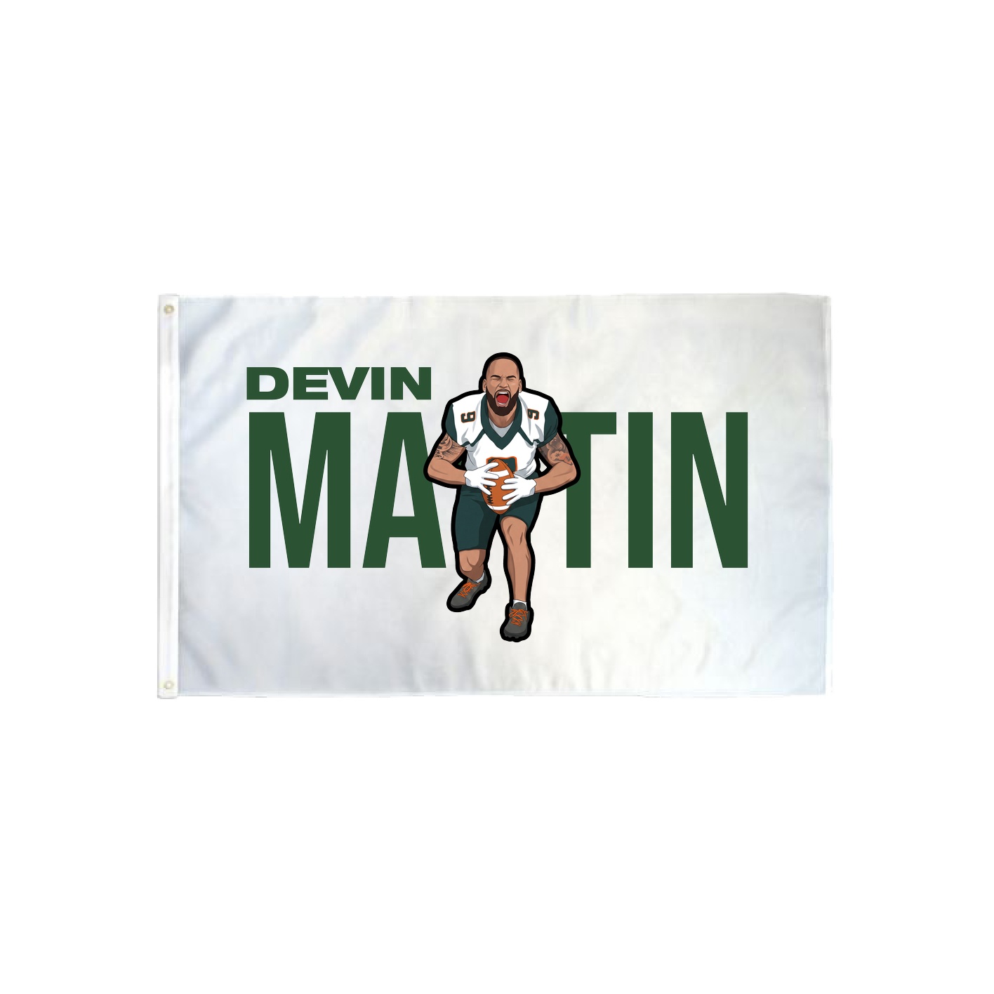 3x5 Flag — Player Name in Classic