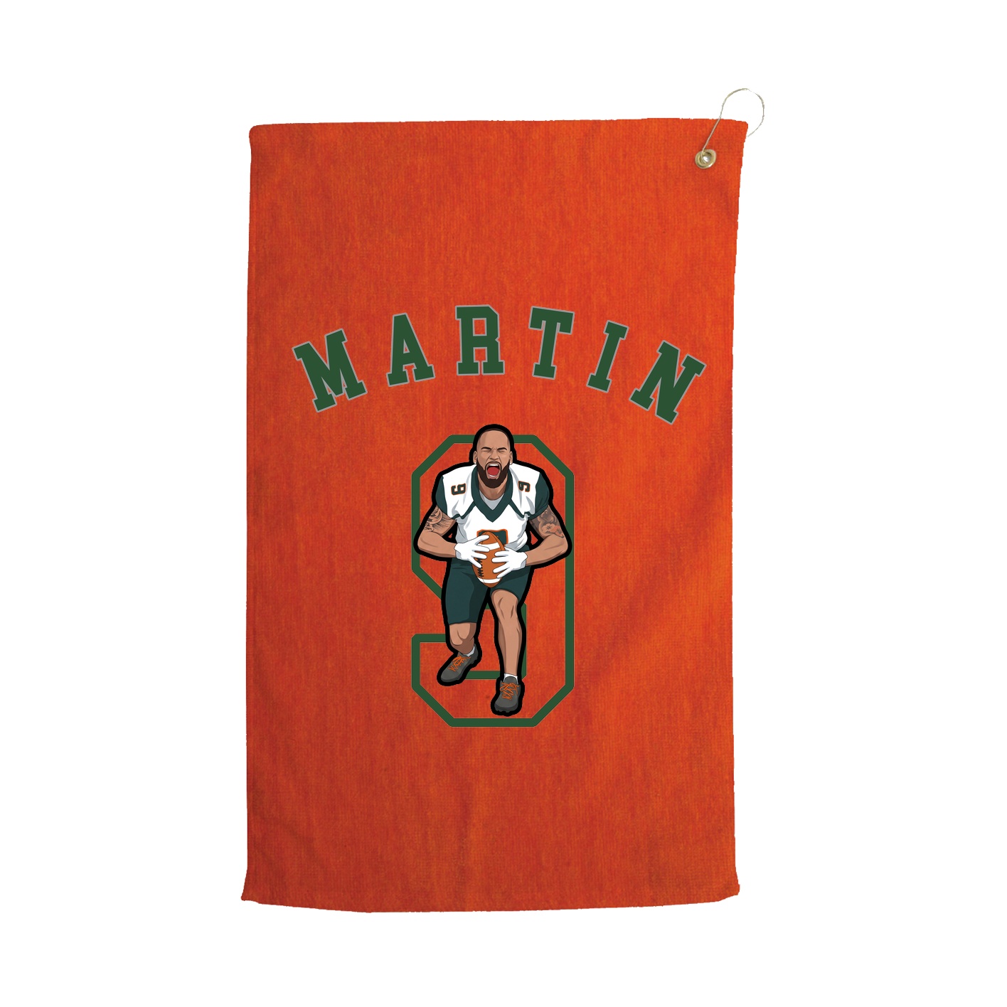 Golf Towel — Shirsey Arch in Orange