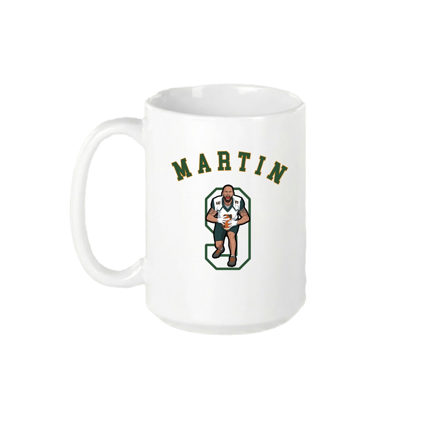 15oz Coffee Mug — Shirsey Arch in White