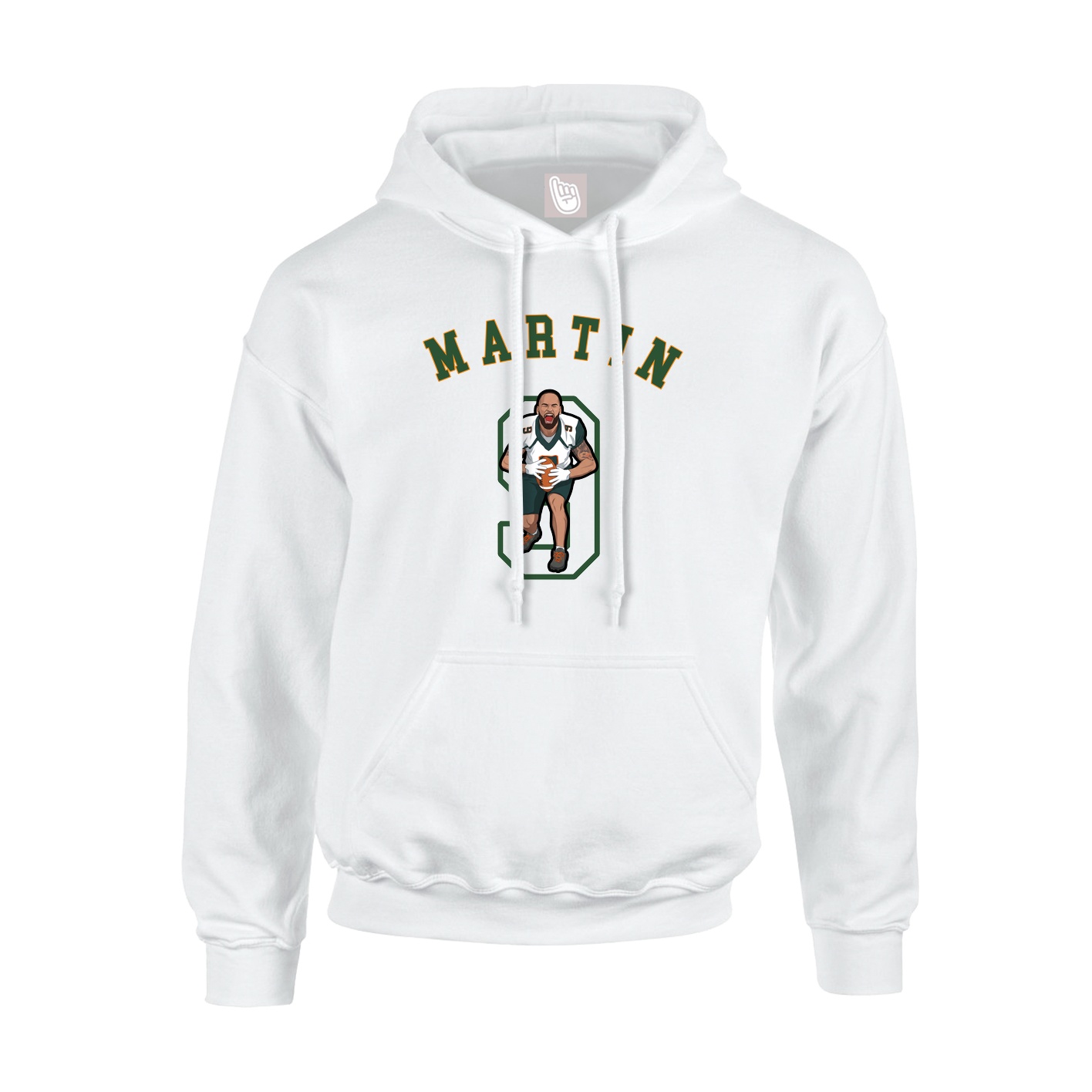 Youth Hoodie — Shirsey Arch in White