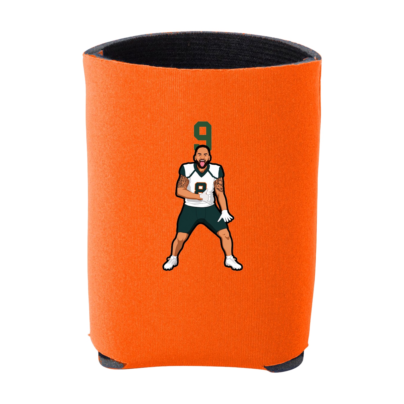 Can Holder — Number Top in Orange