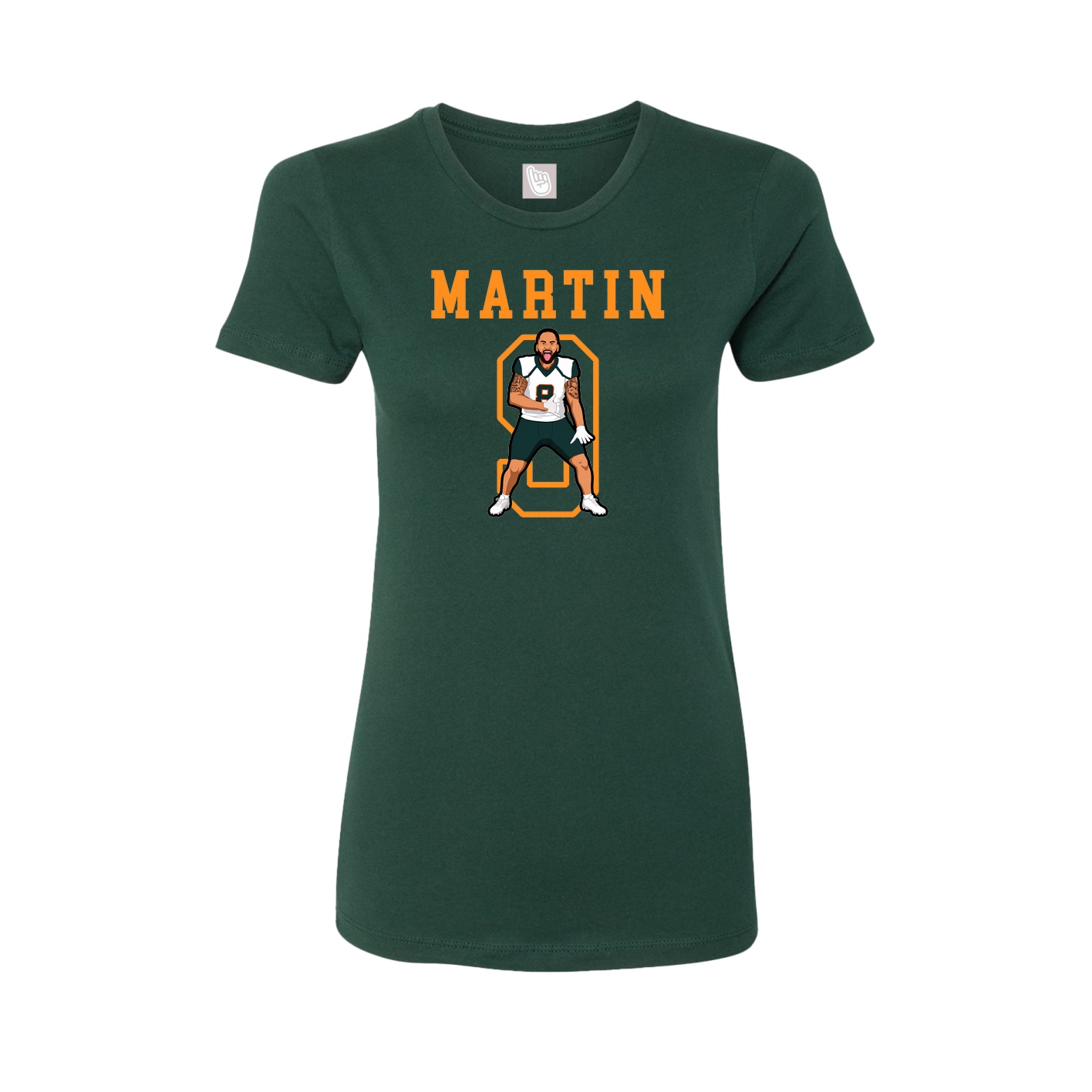 Fitted Women's Tee — Shirsey in Green