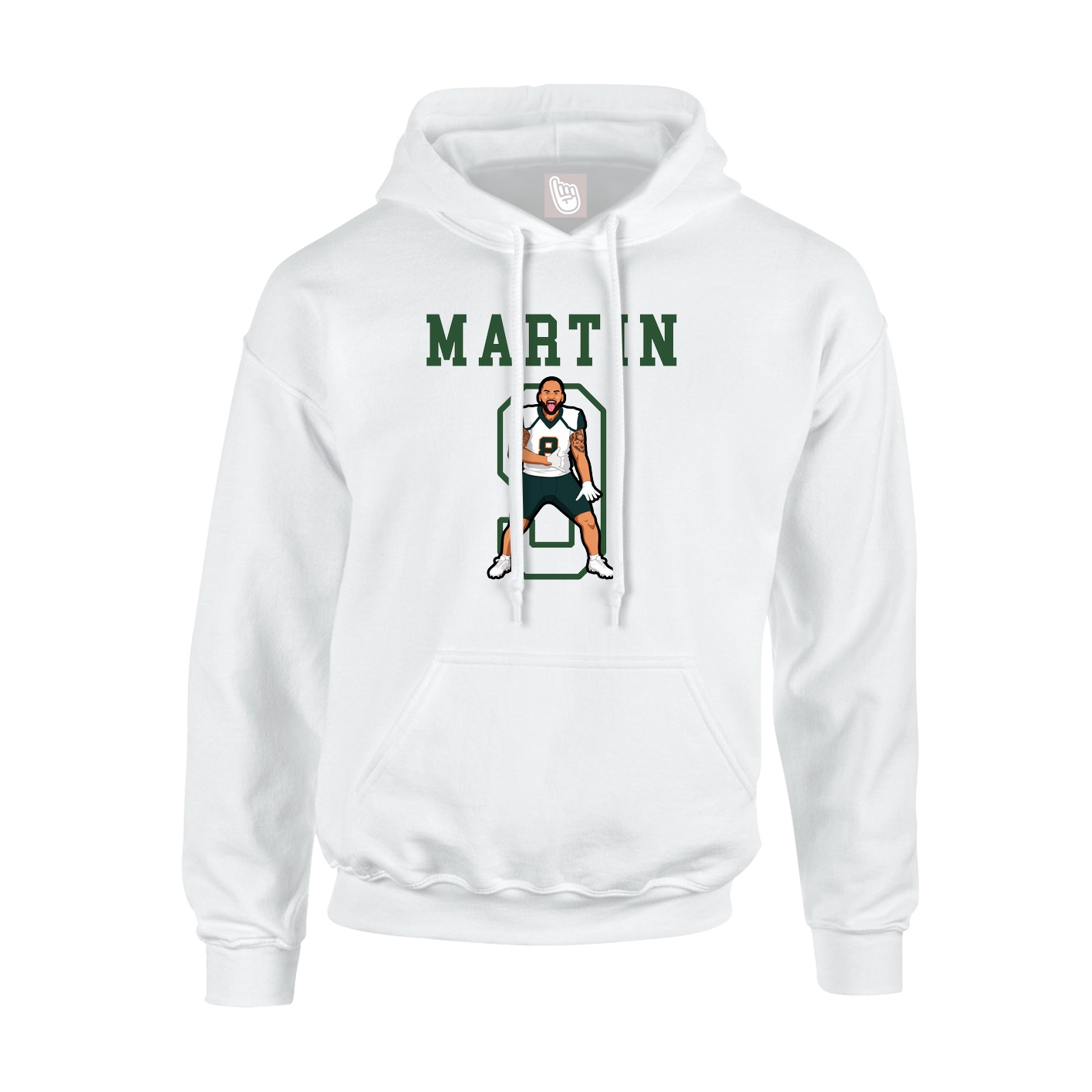 Youth Hoodie — Shirsey in White