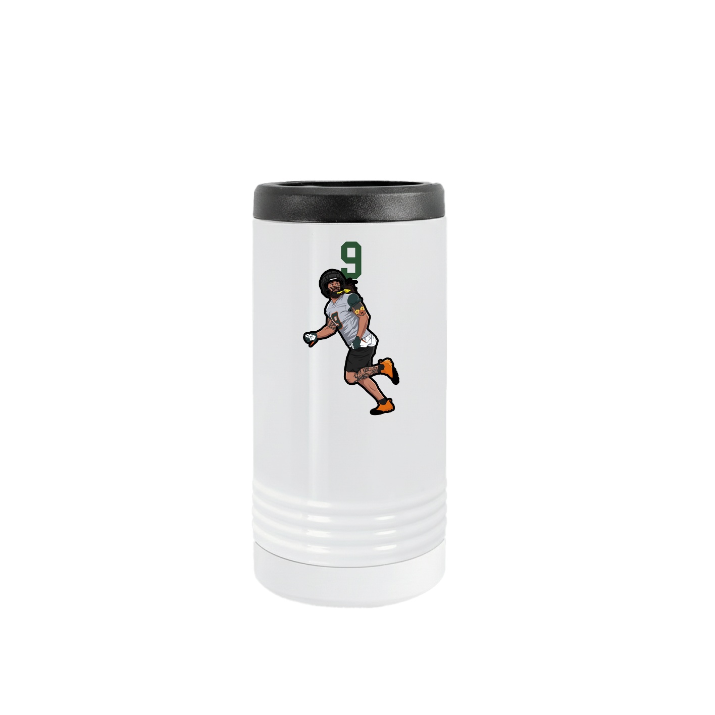 Slim Beverage Holder — Number Top in White