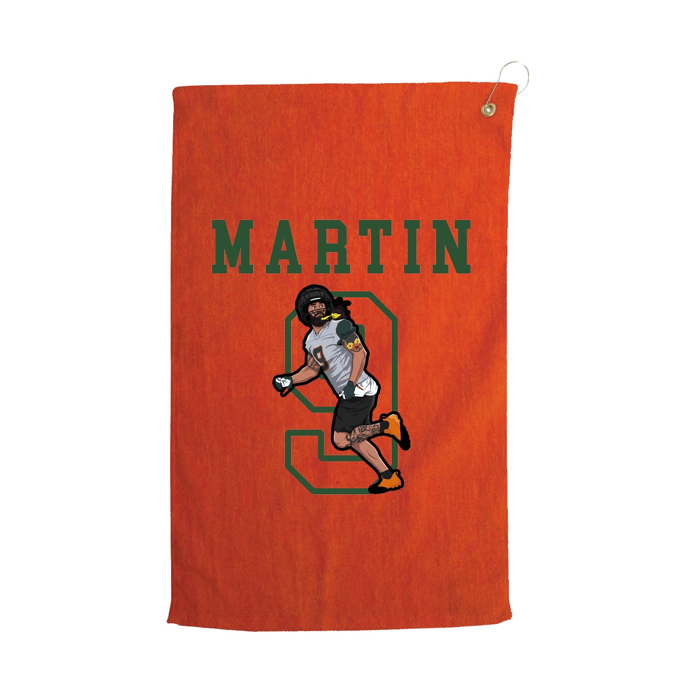 Golf Towel — Shirsey in Orange