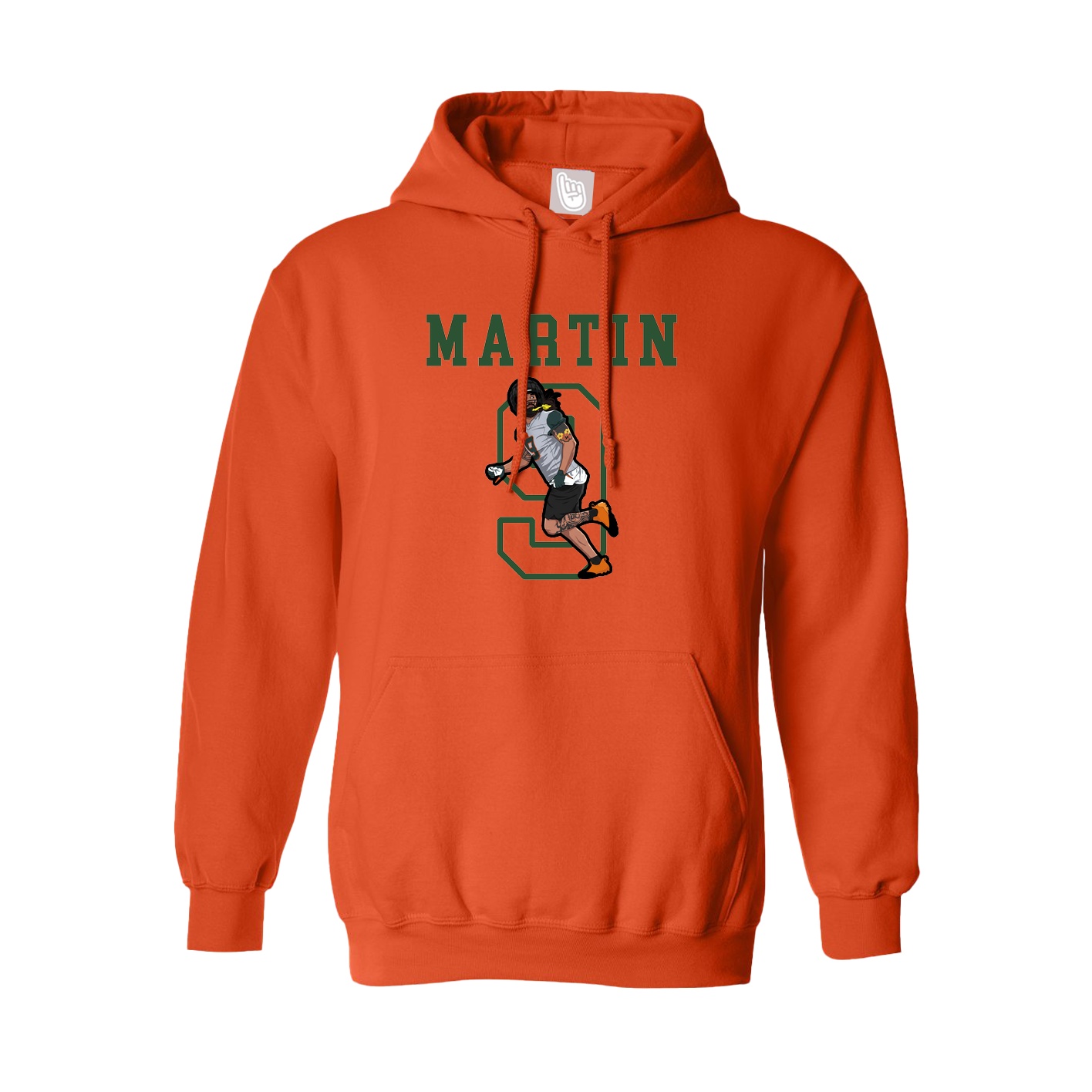 Hoodie — Shirsey in Orange