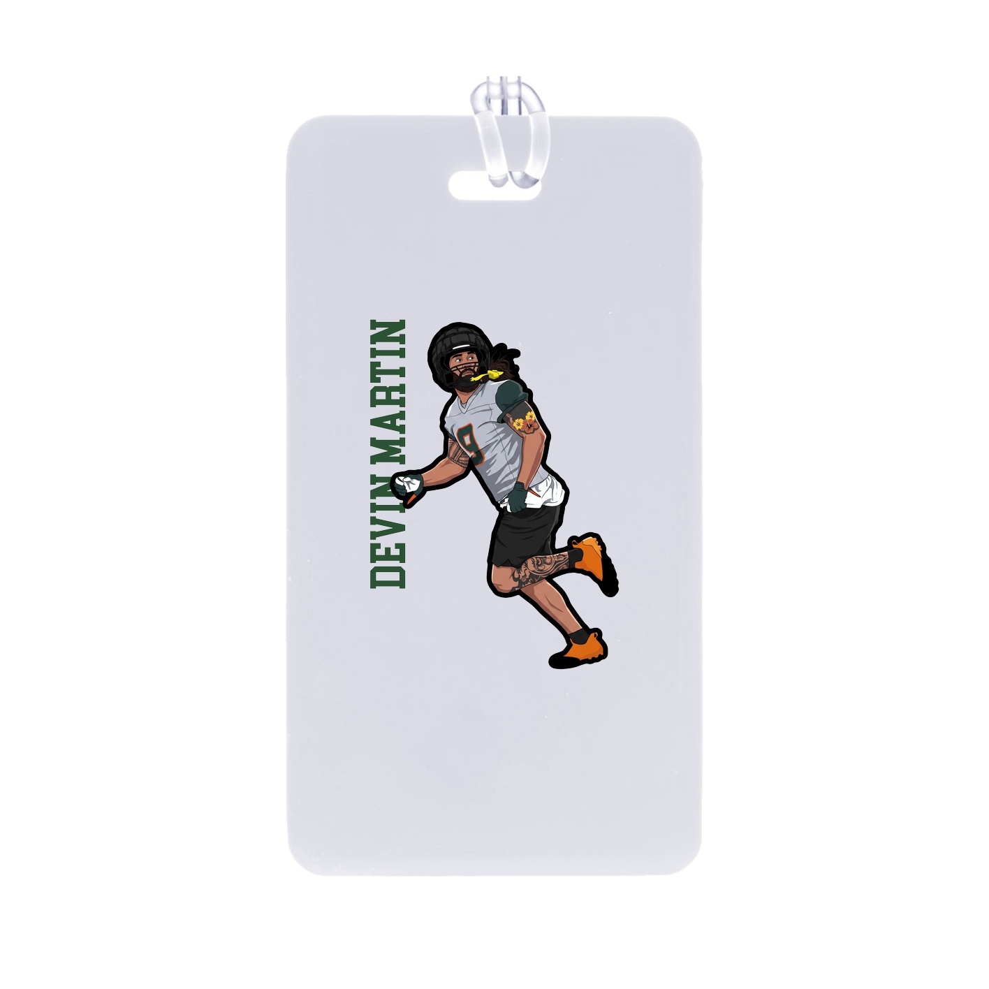 Bag Tag — Name Vertical in Classic