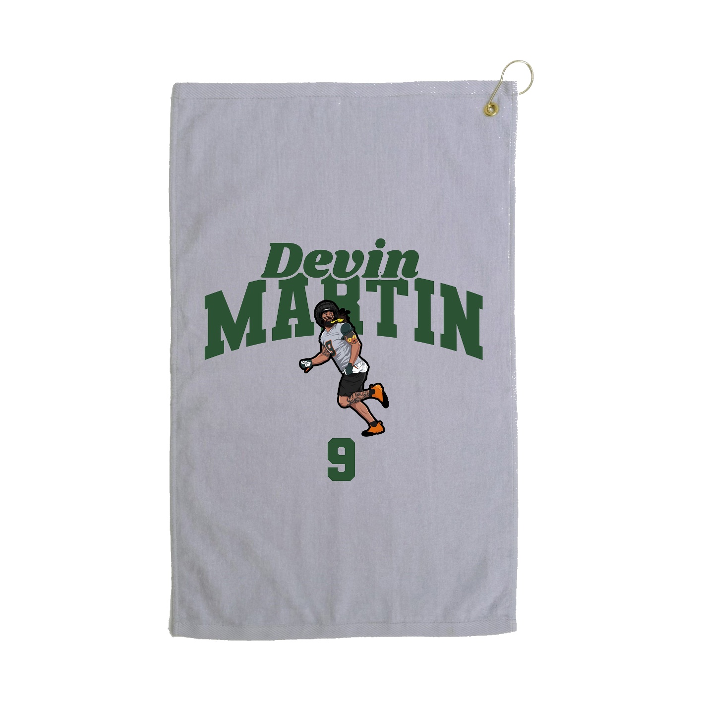 Golf Towel — Signature Arch in Grey