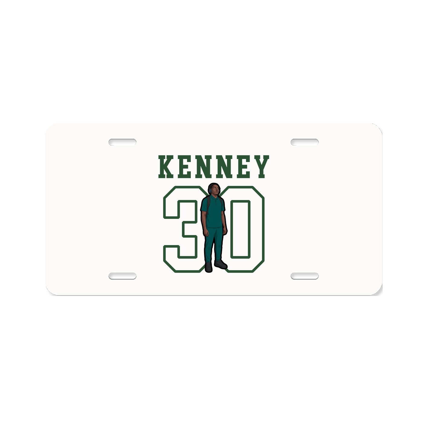 License Plate — Shirsey in Classic