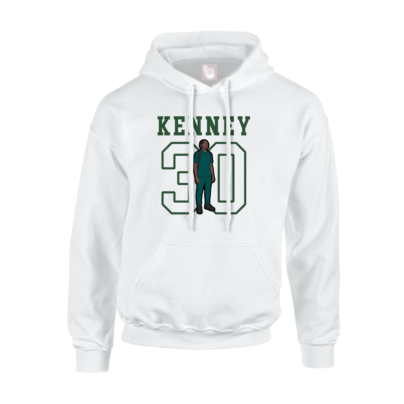 Hoodie — Shirsey in White