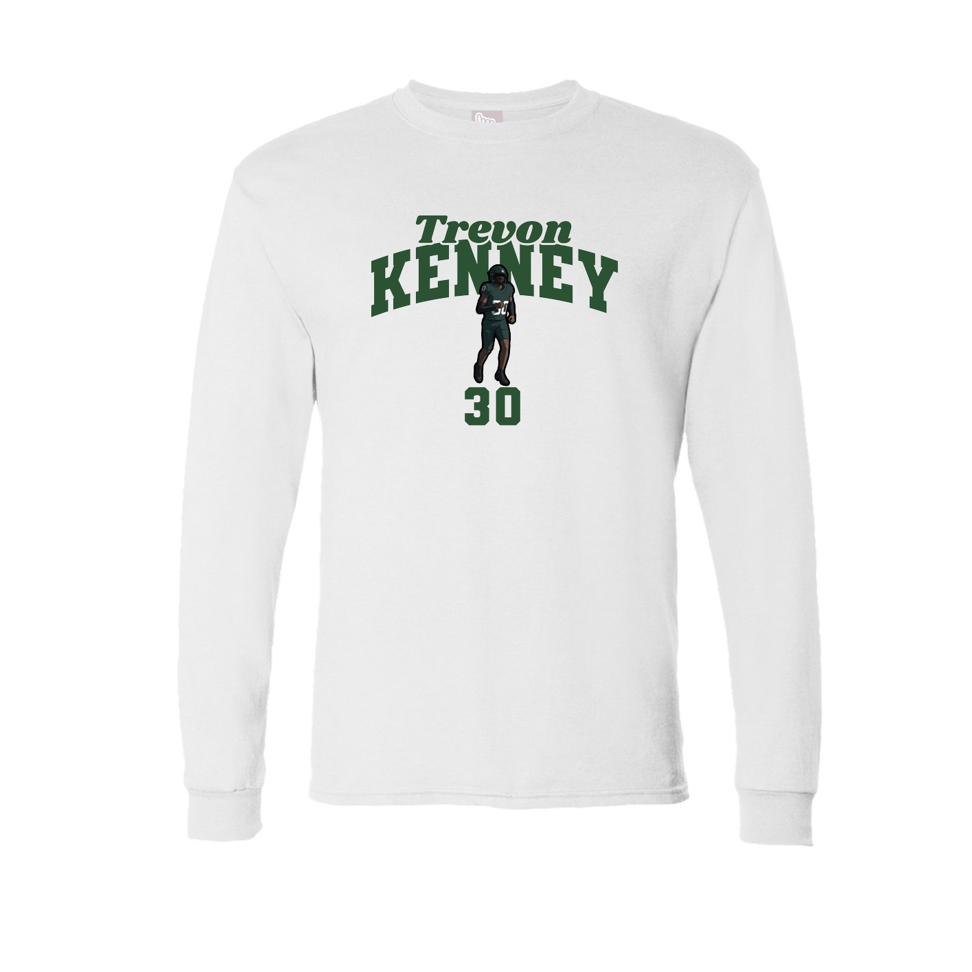 Long Sleeve Tee — Signature Arch in White