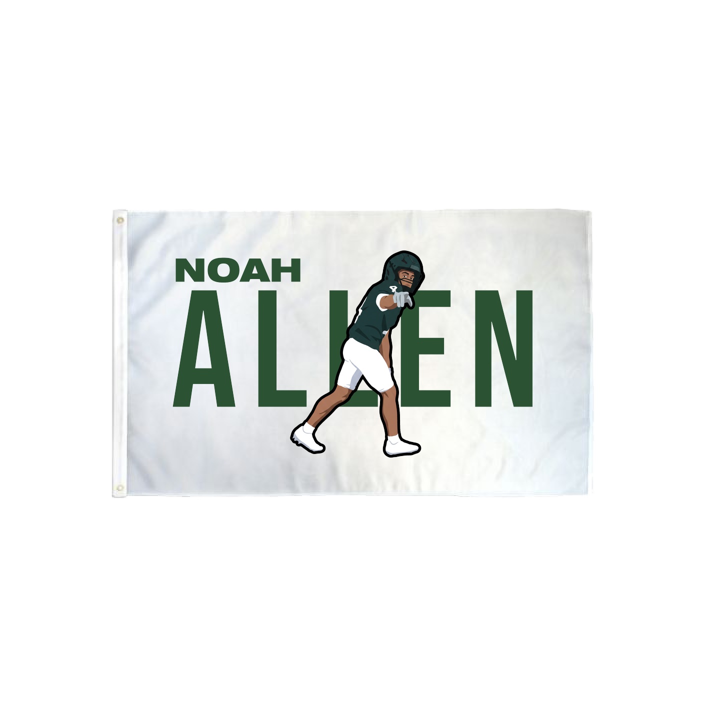 3x5 Flag — Player Name in Classic