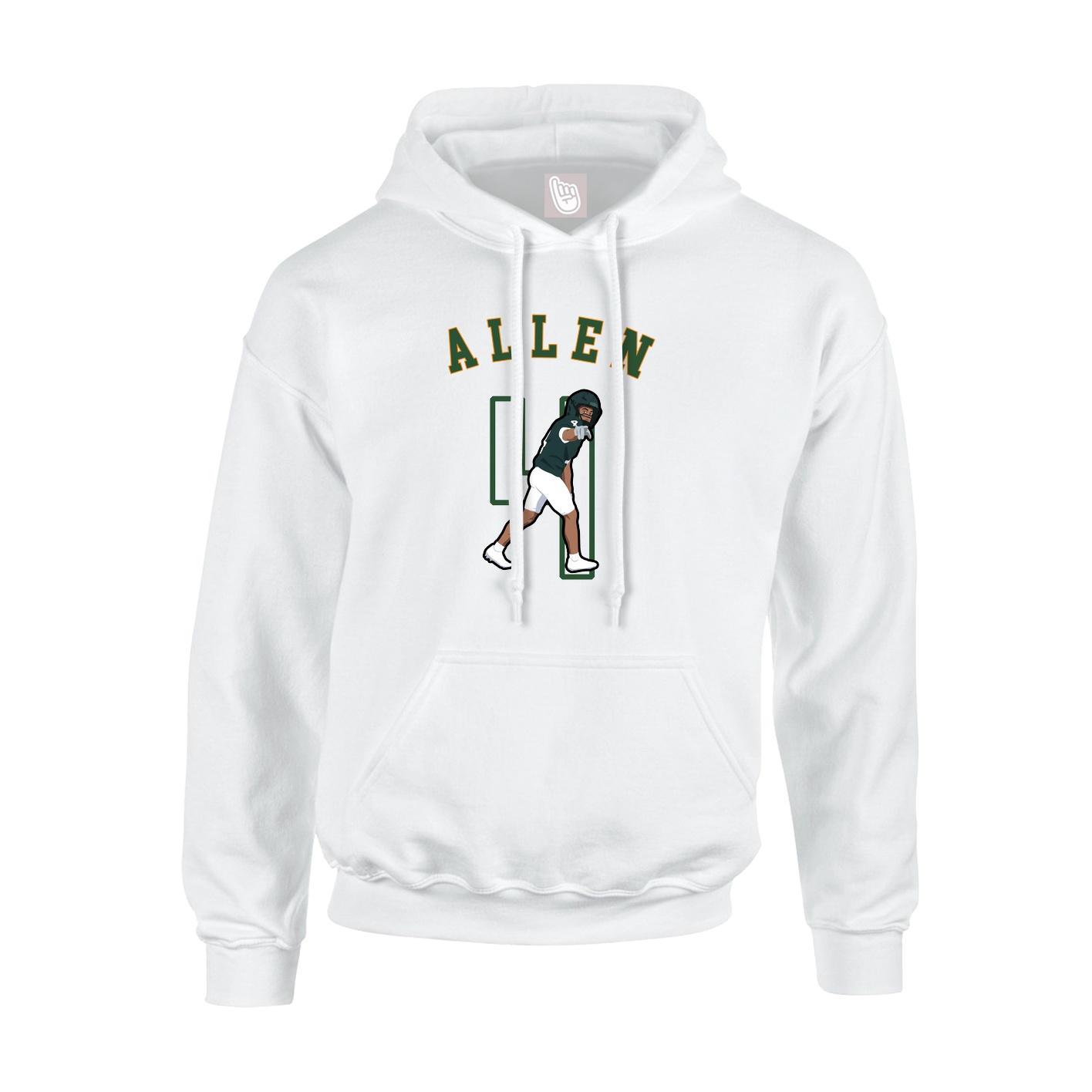Hoodie — Shirsey Arch in White