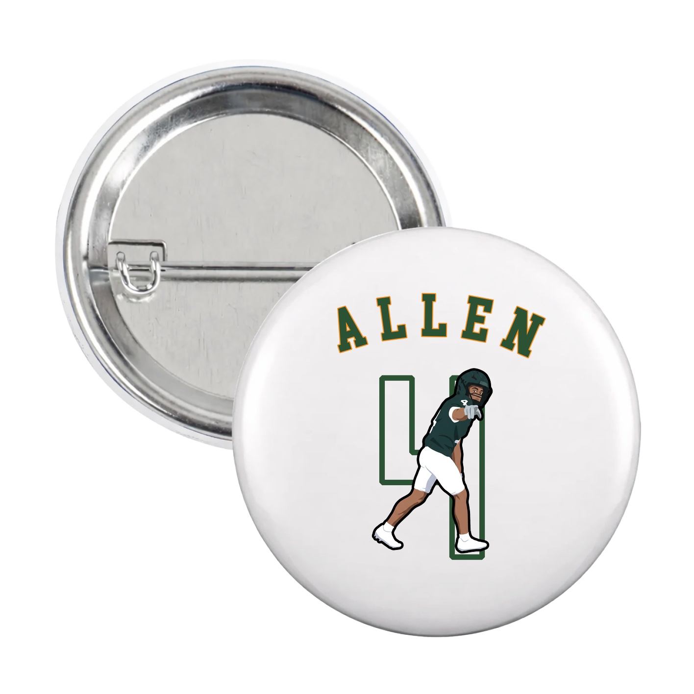 Game Day Button — Shirsey Arch in White