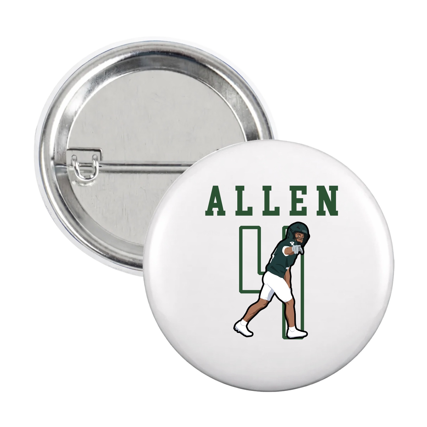 Game Day Button — Shirsey in White