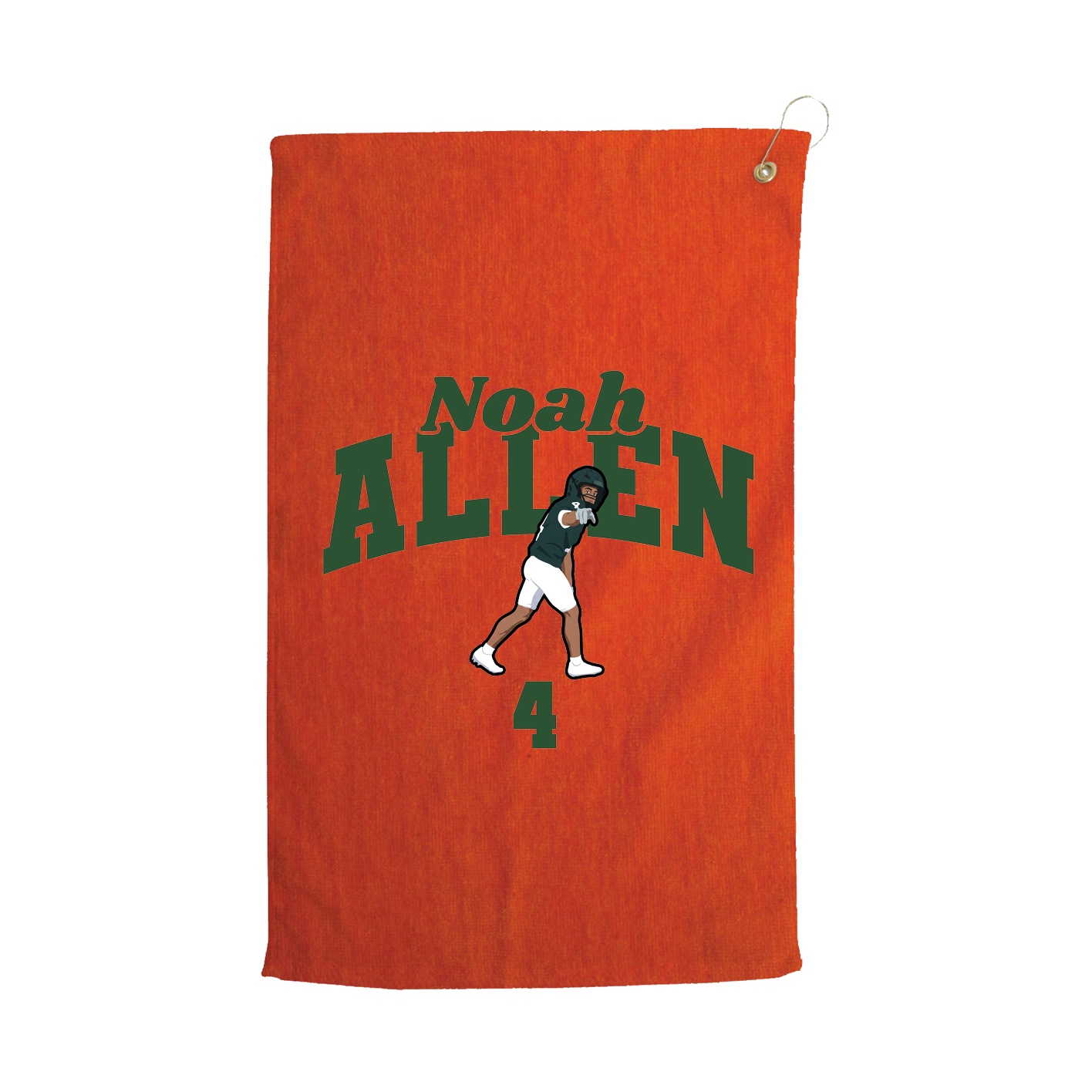 Golf Towel — Signature Arch in Orange