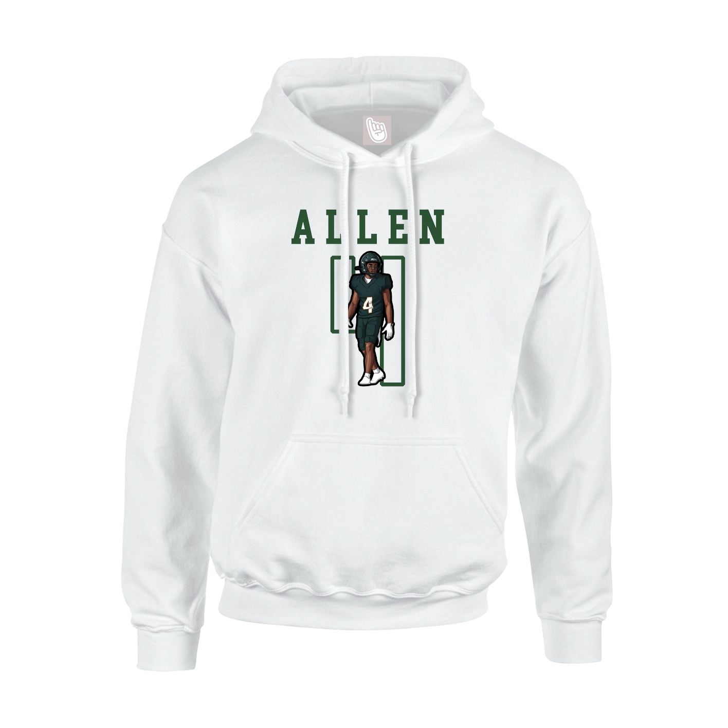 Youth Hoodie — Shirsey in White
