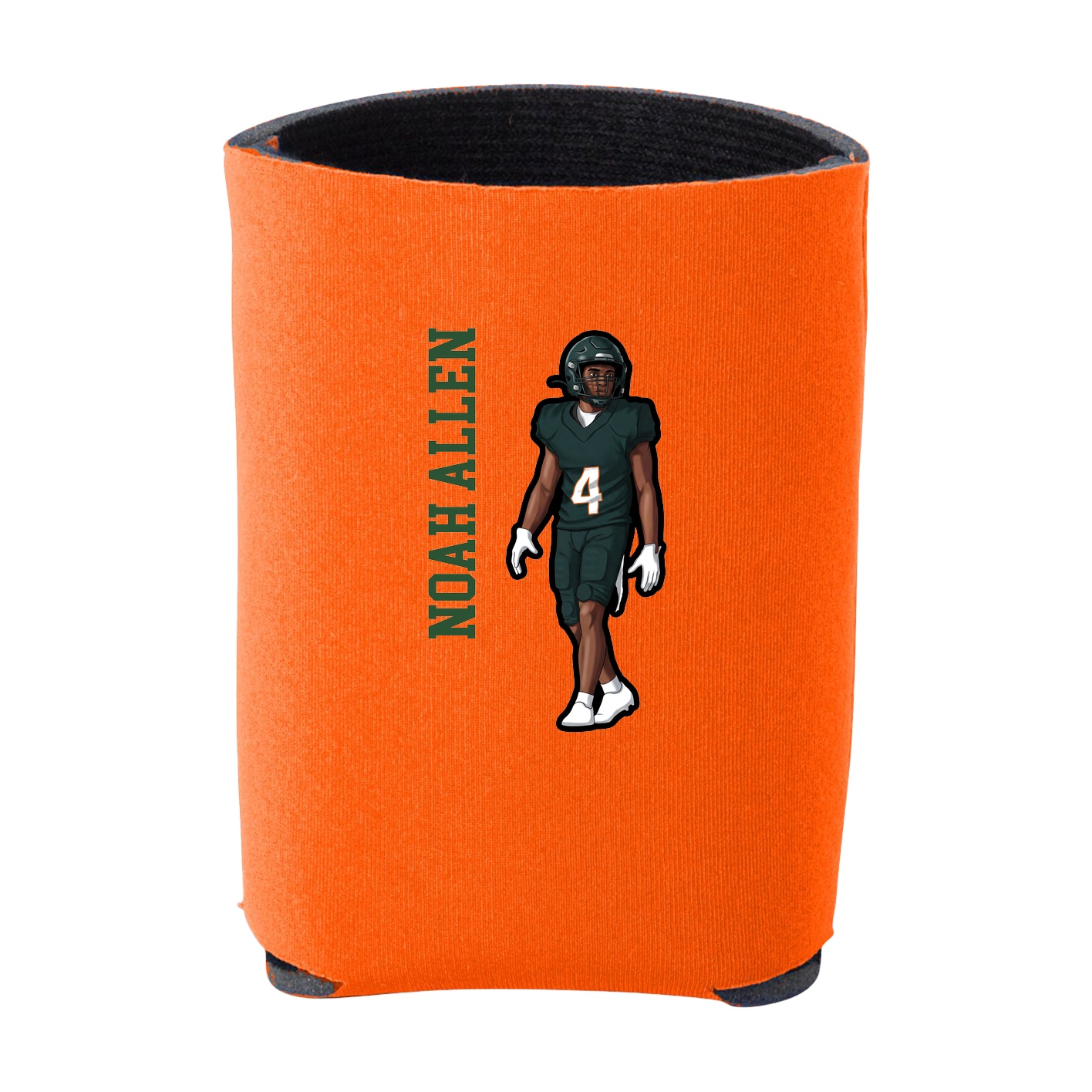 Can Holder — Name Vertical in Orange