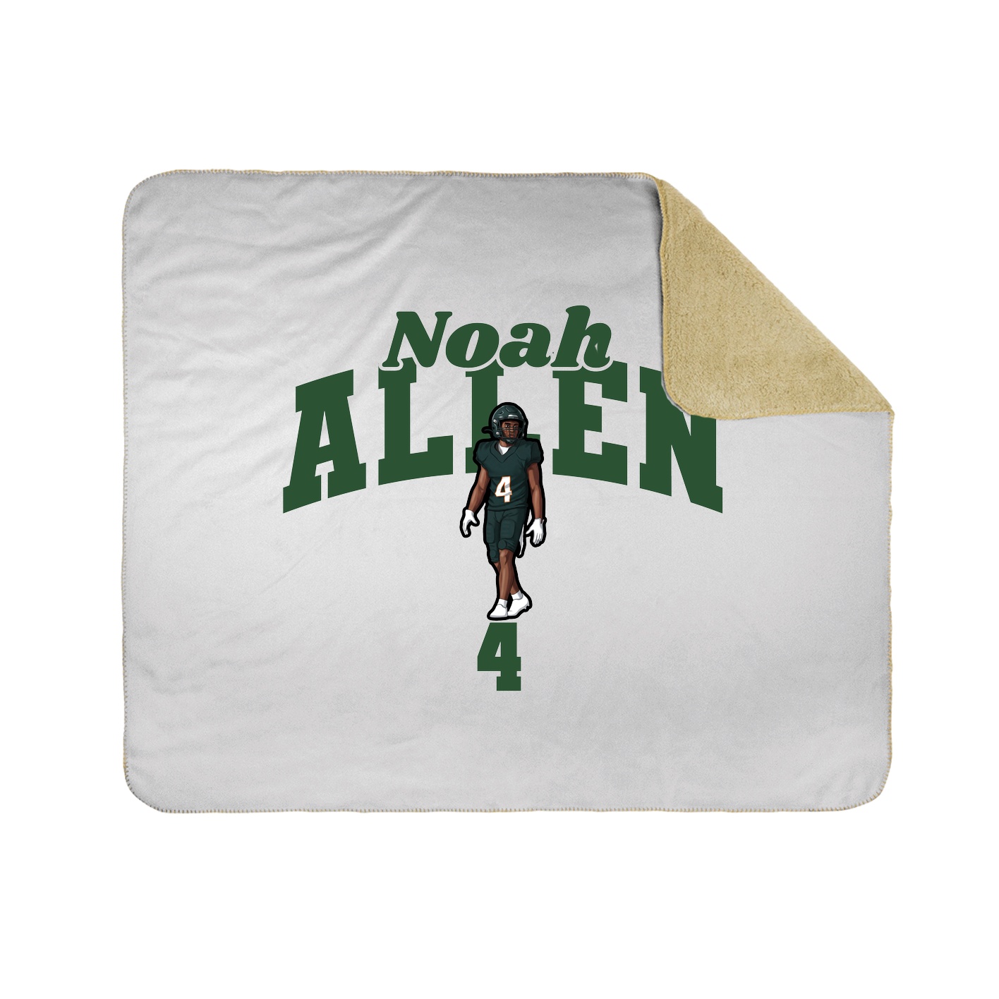 Throw Blanket — Signature Arch in White