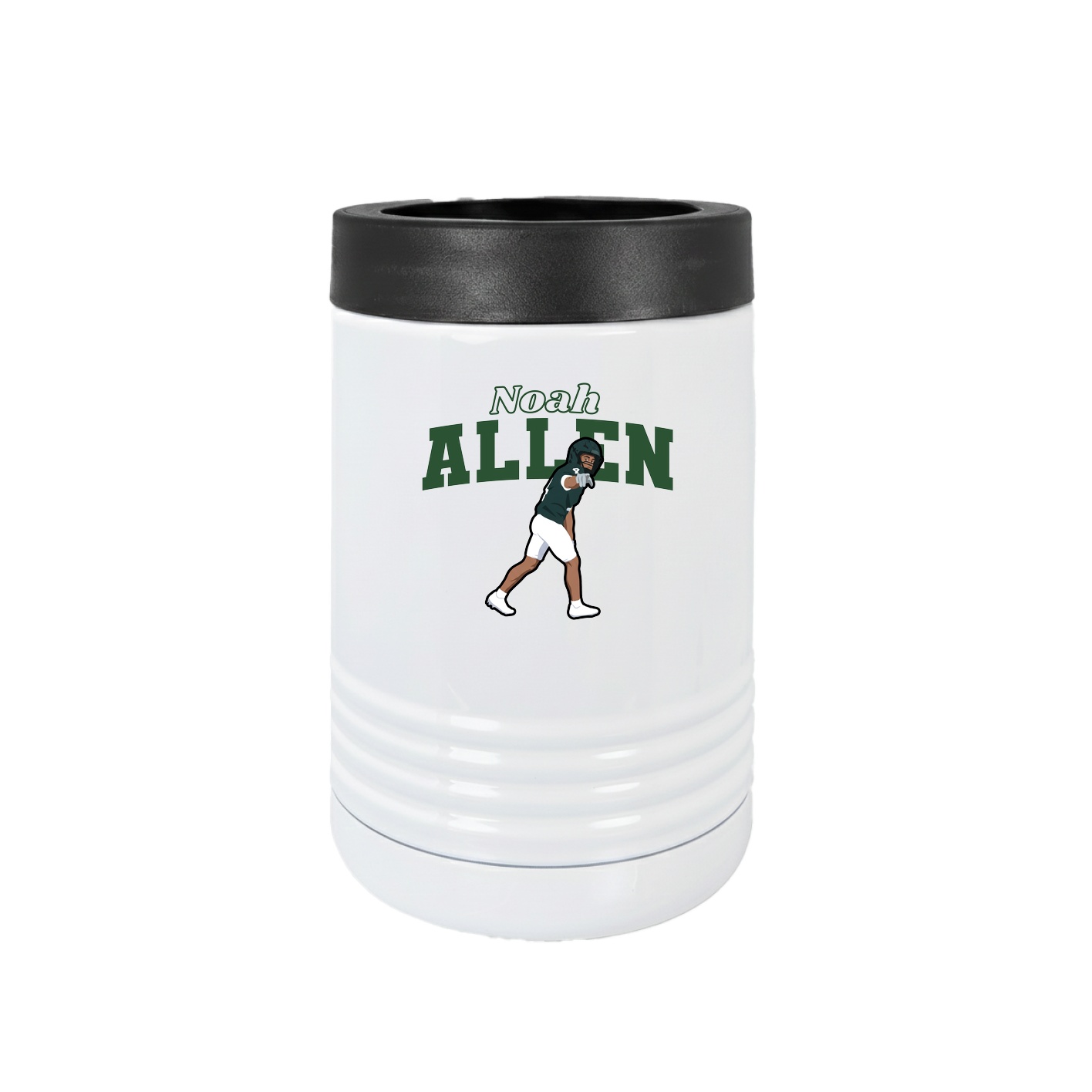 Beverage Holder — Name Arch in White