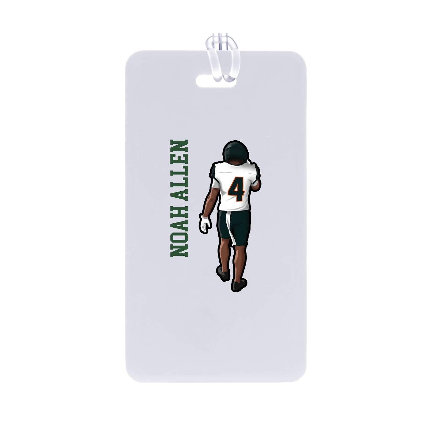 Bag Tag — Name Vertical in Classic