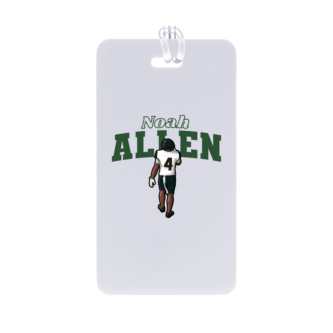 Bag Tag — Name Arch in Classic