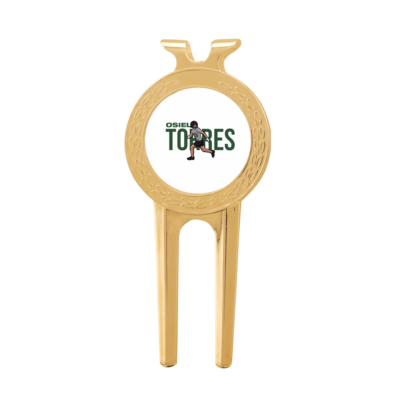 Divot Tool with Ball Marker — Player Name in Classic