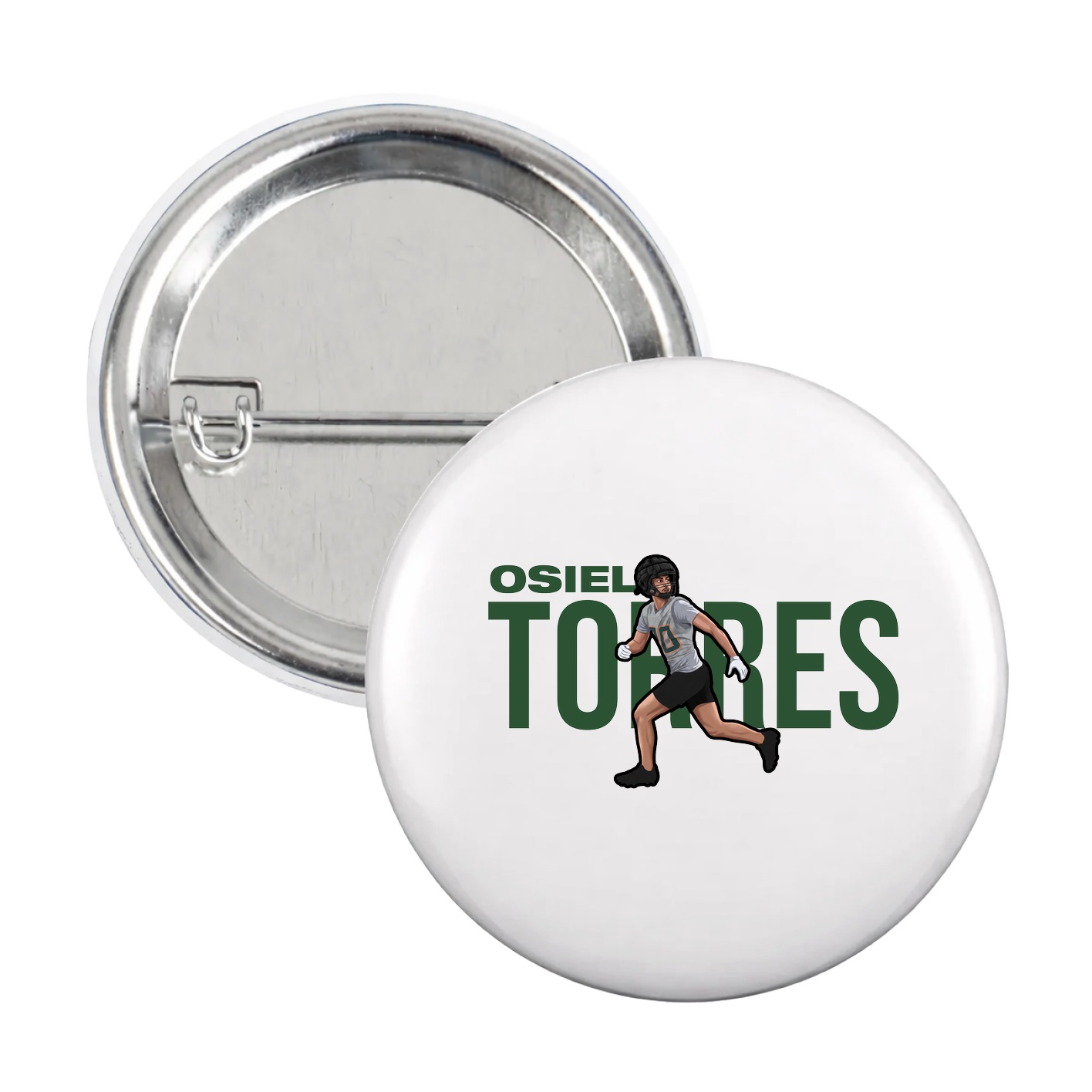Game Day Button — Player Name in White