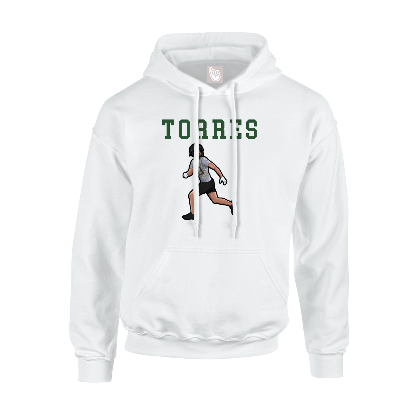 Youth Hoodie — Shirsey in White