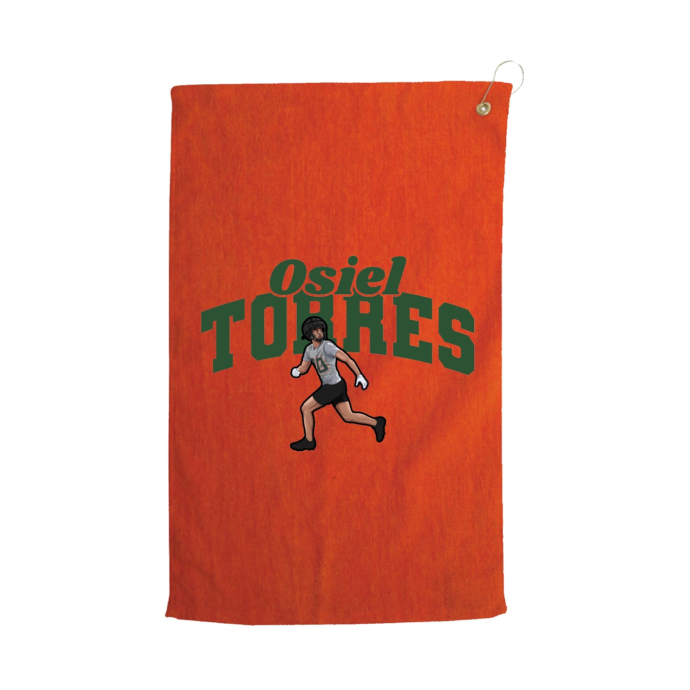 Golf Towel — Signature Arch in Orange