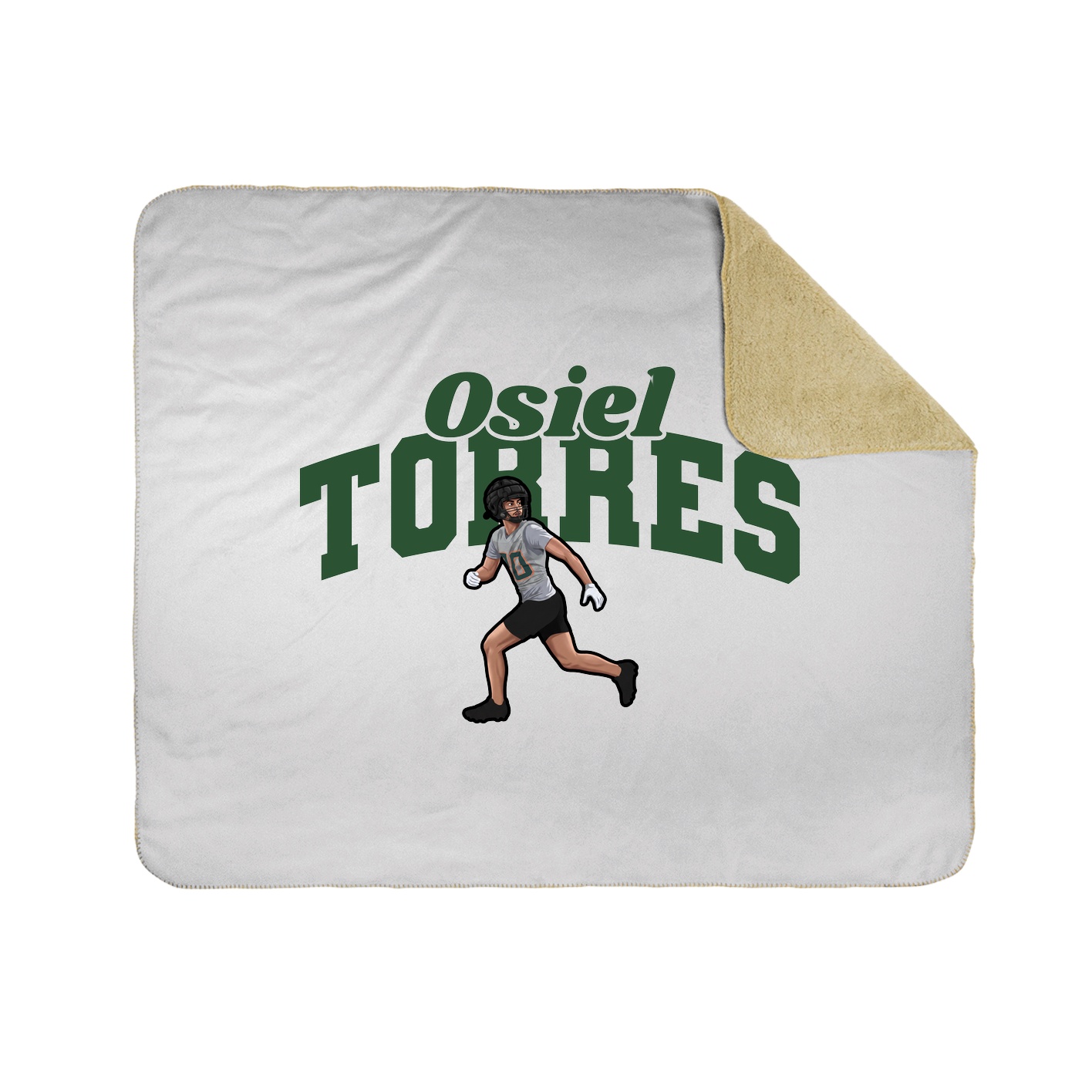 Throw Blanket — Signature Arch in White