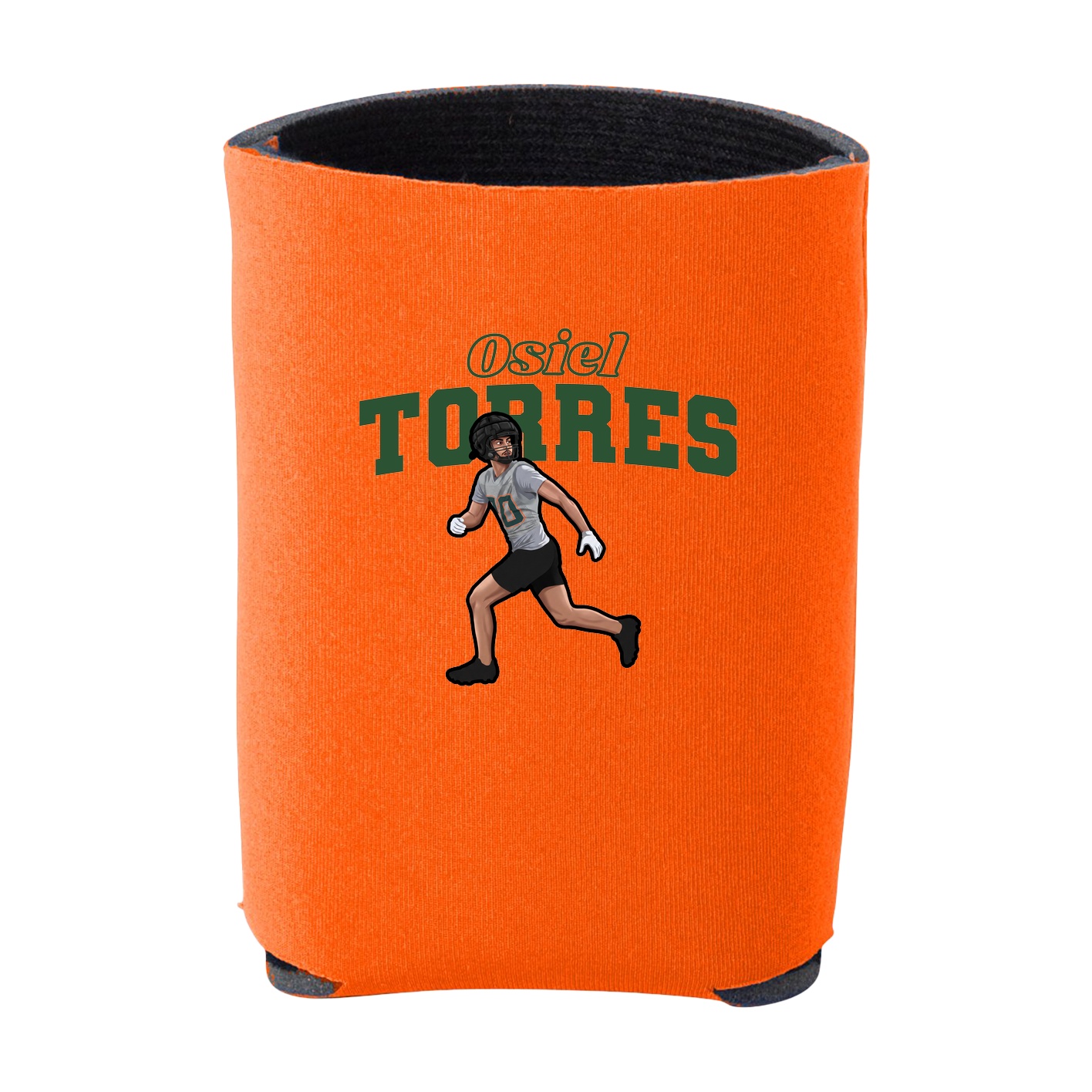 Can Holder — Name Arch in Orange