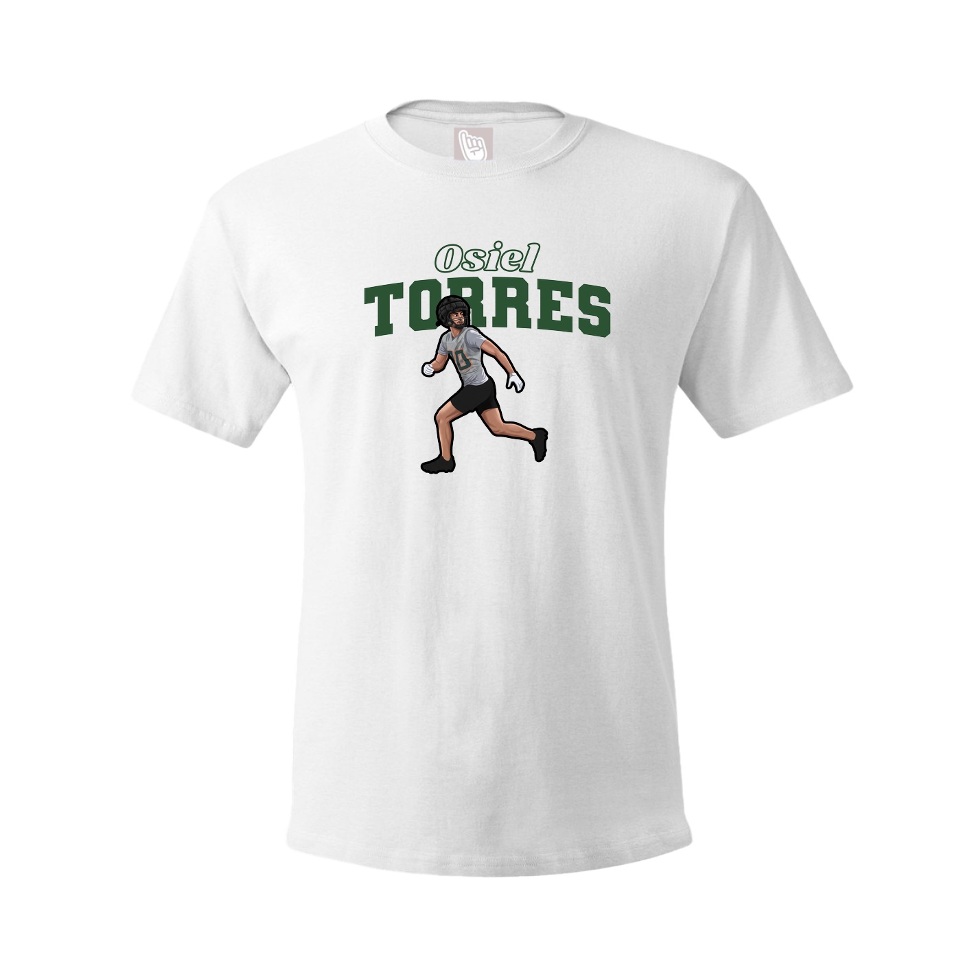 Tee — Name Arch in White