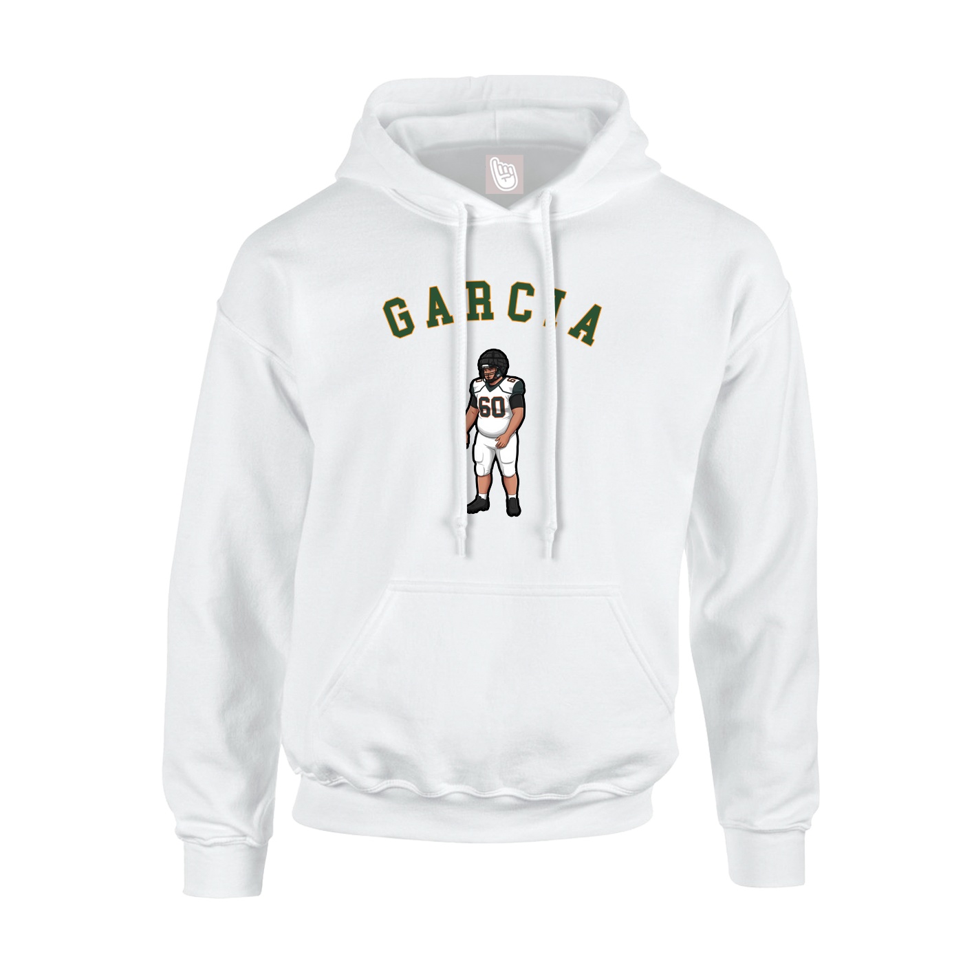 Hoodie — Shirsey Arch in White