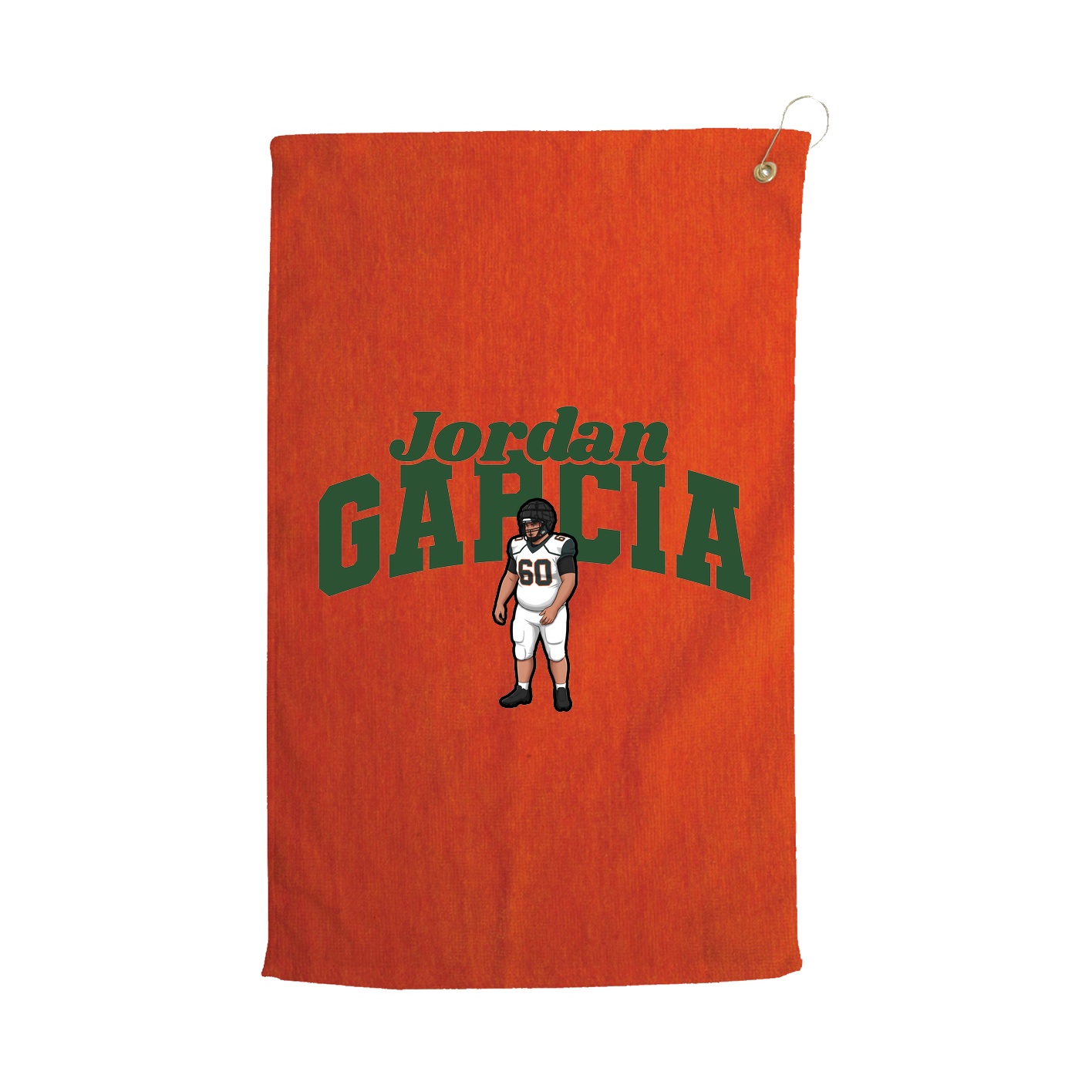 Golf Towel — Signature Arch in Orange