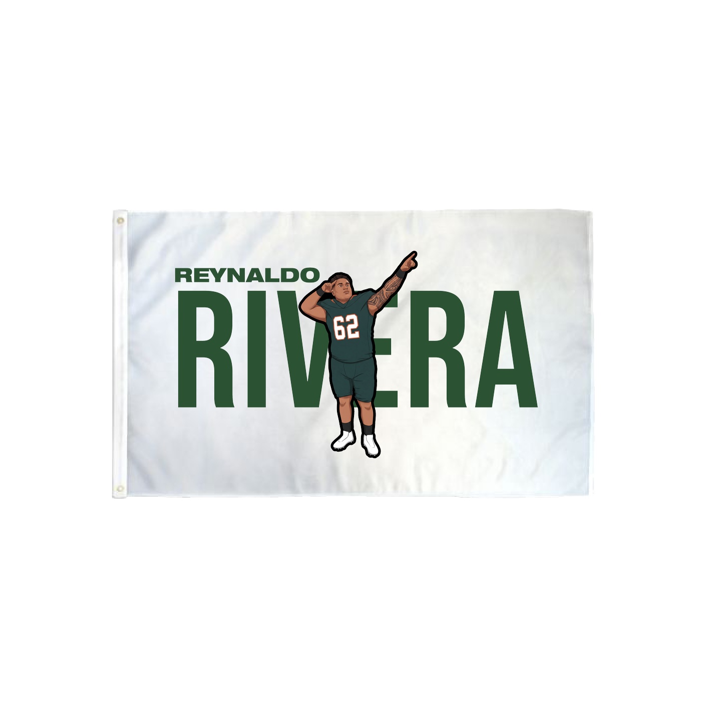 3x5 Flag — Player Name in Classic