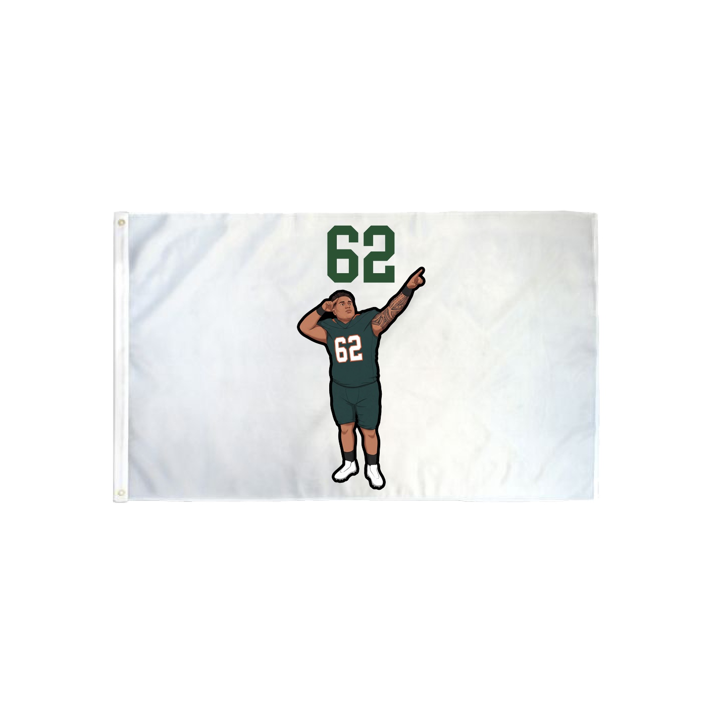 3x5 Flag — Number Top in Classic