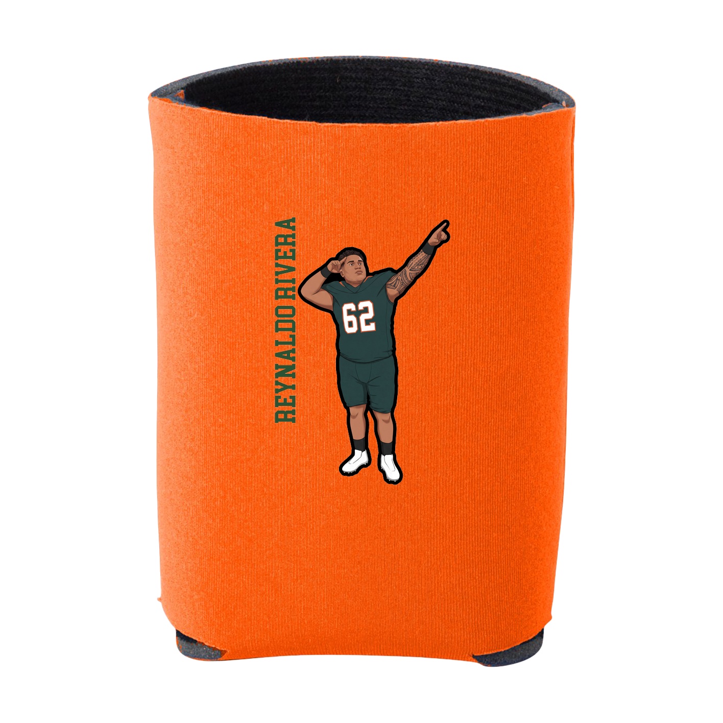 Can Holder — Name Vertical in Orange
