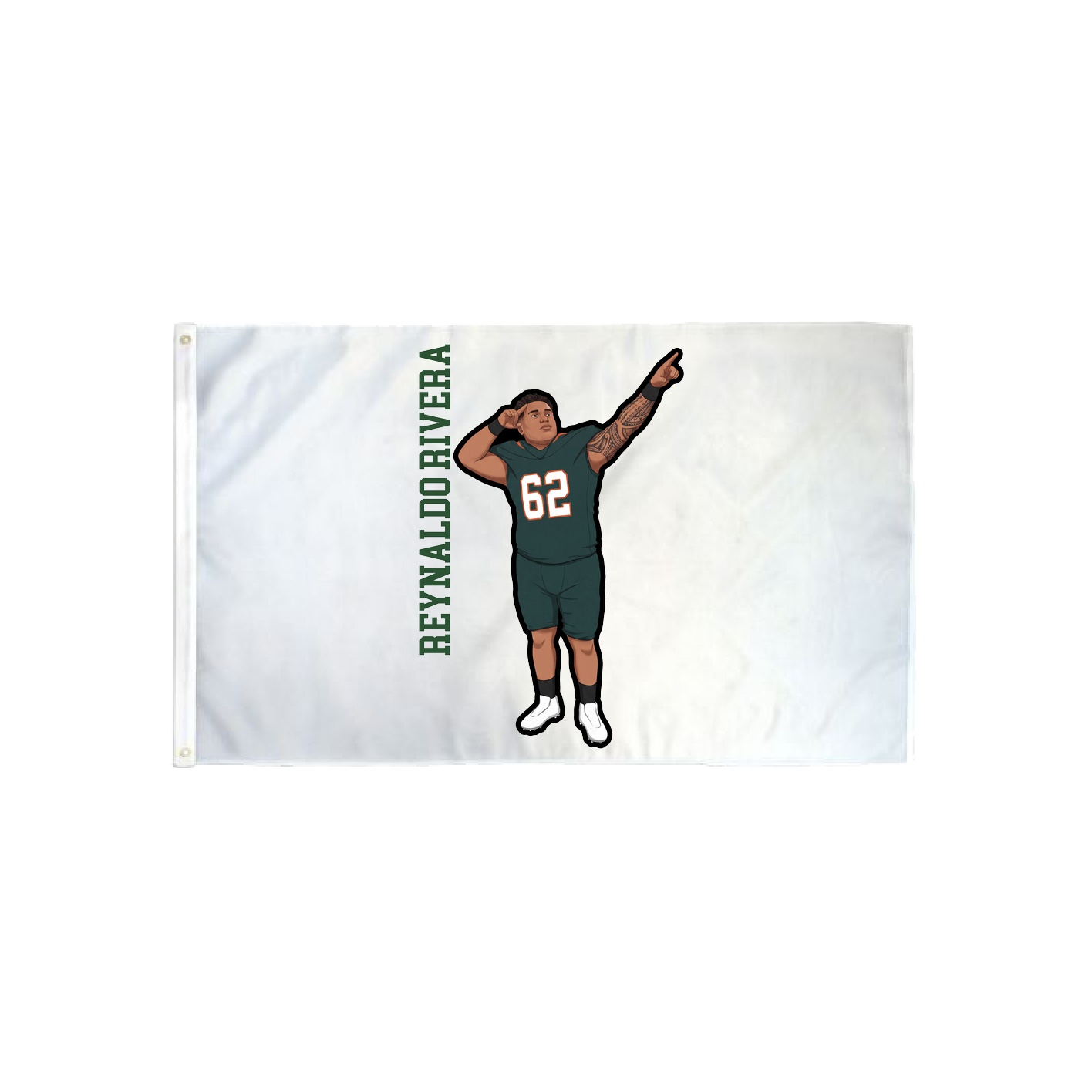 3x5 Flag — Name Vertical in Classic