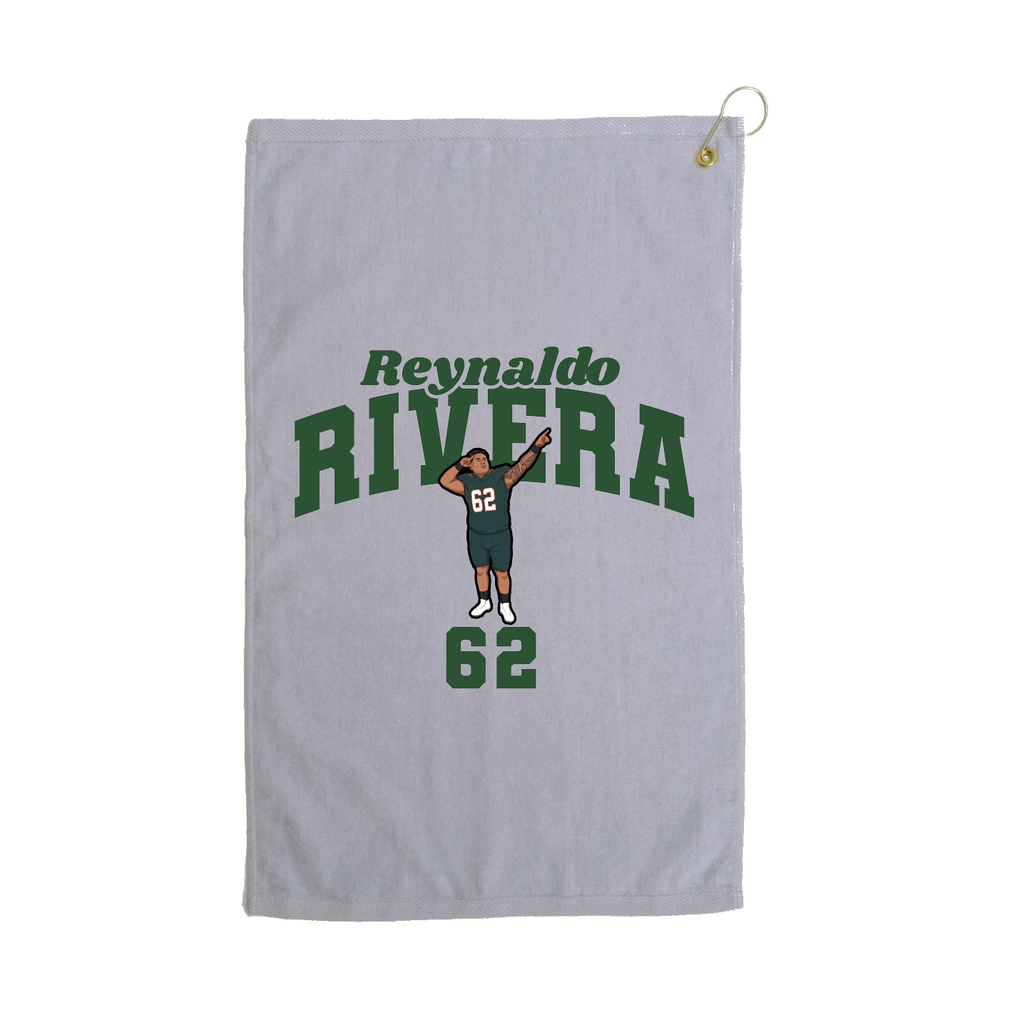 Golf Towel — Signature Arch in Grey