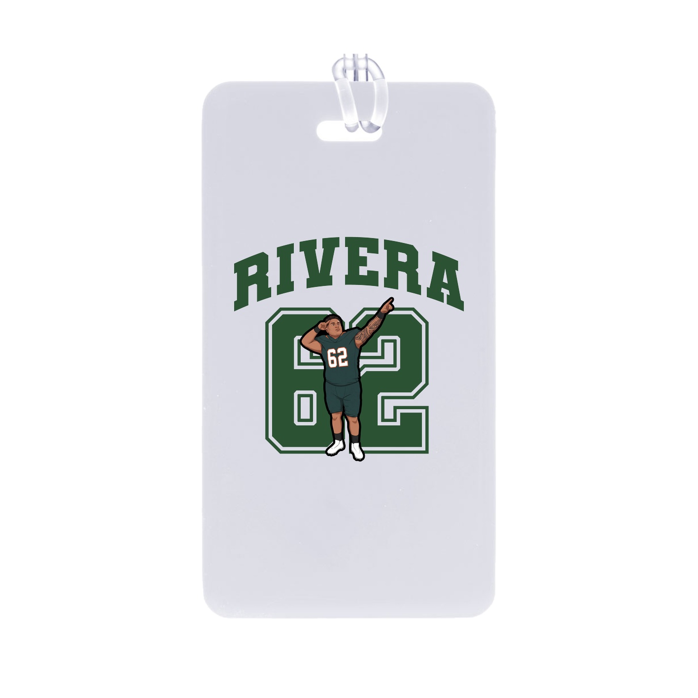 Bag Tag — Number in Classic