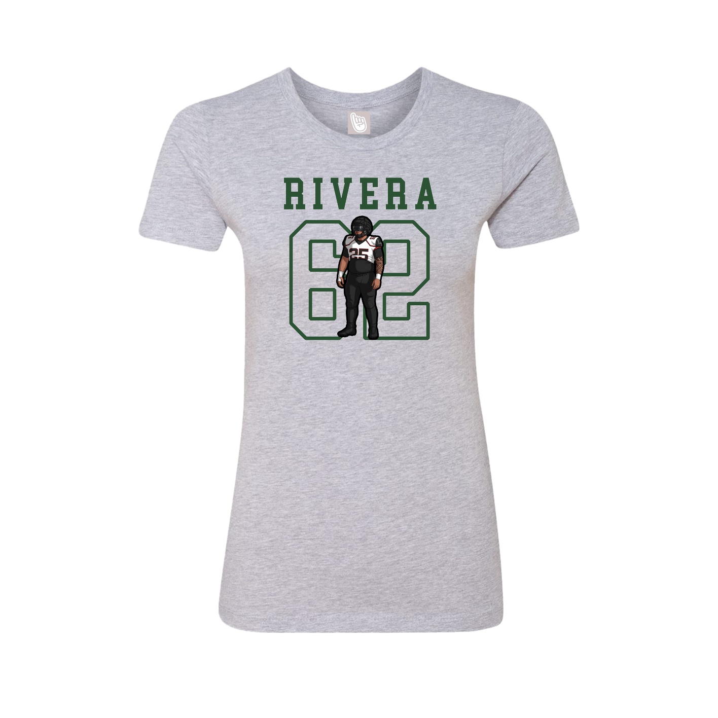 Fitted Women's Tee — Shirsey in Grey