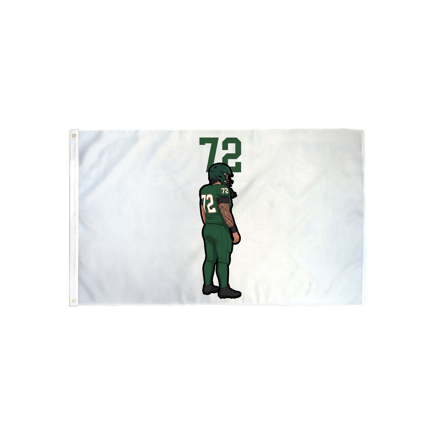 3x5 Flag — Number Top in Classic