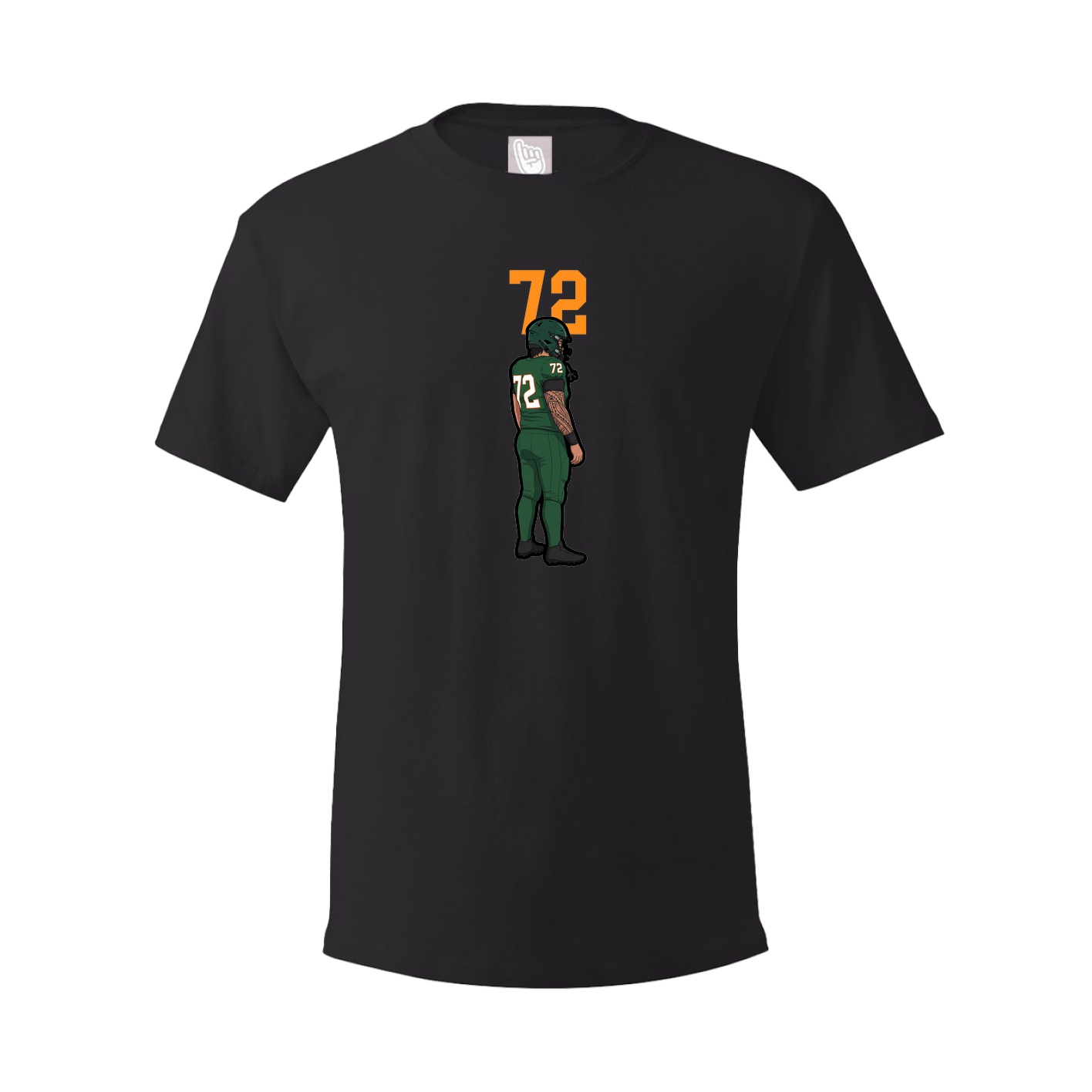 Tee — Number Top in Black