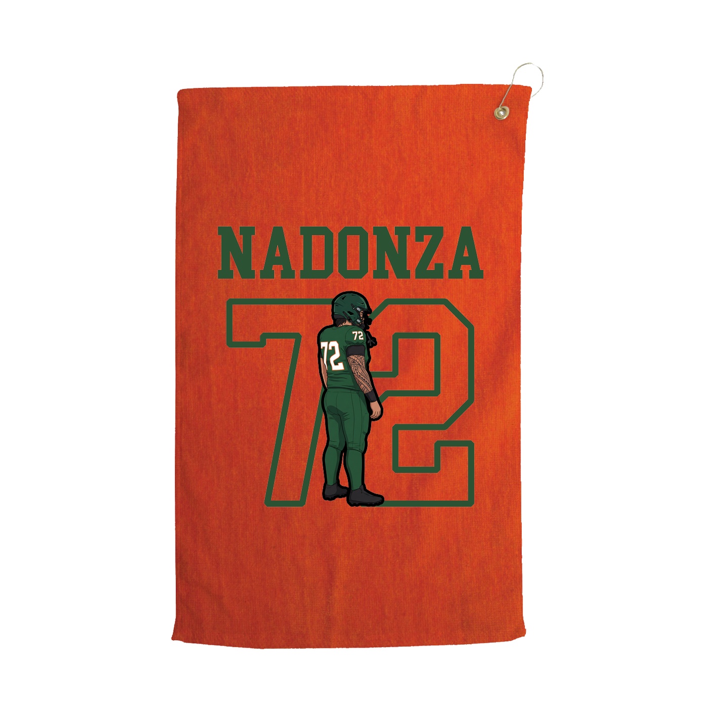 Golf Towel — Shirsey in Orange